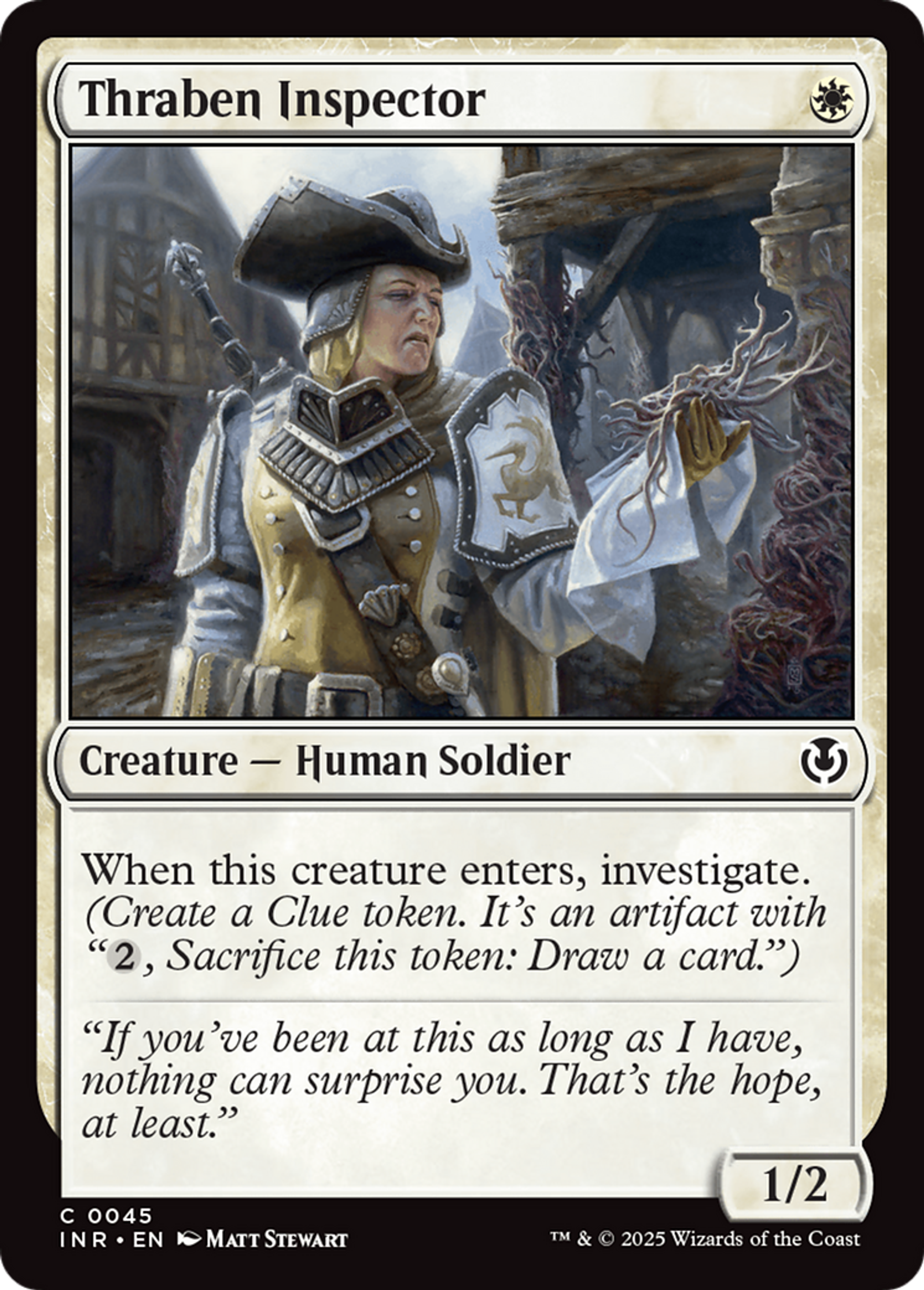 Thraben Inspector — Innistrad Remastered — Magic: The Gathering