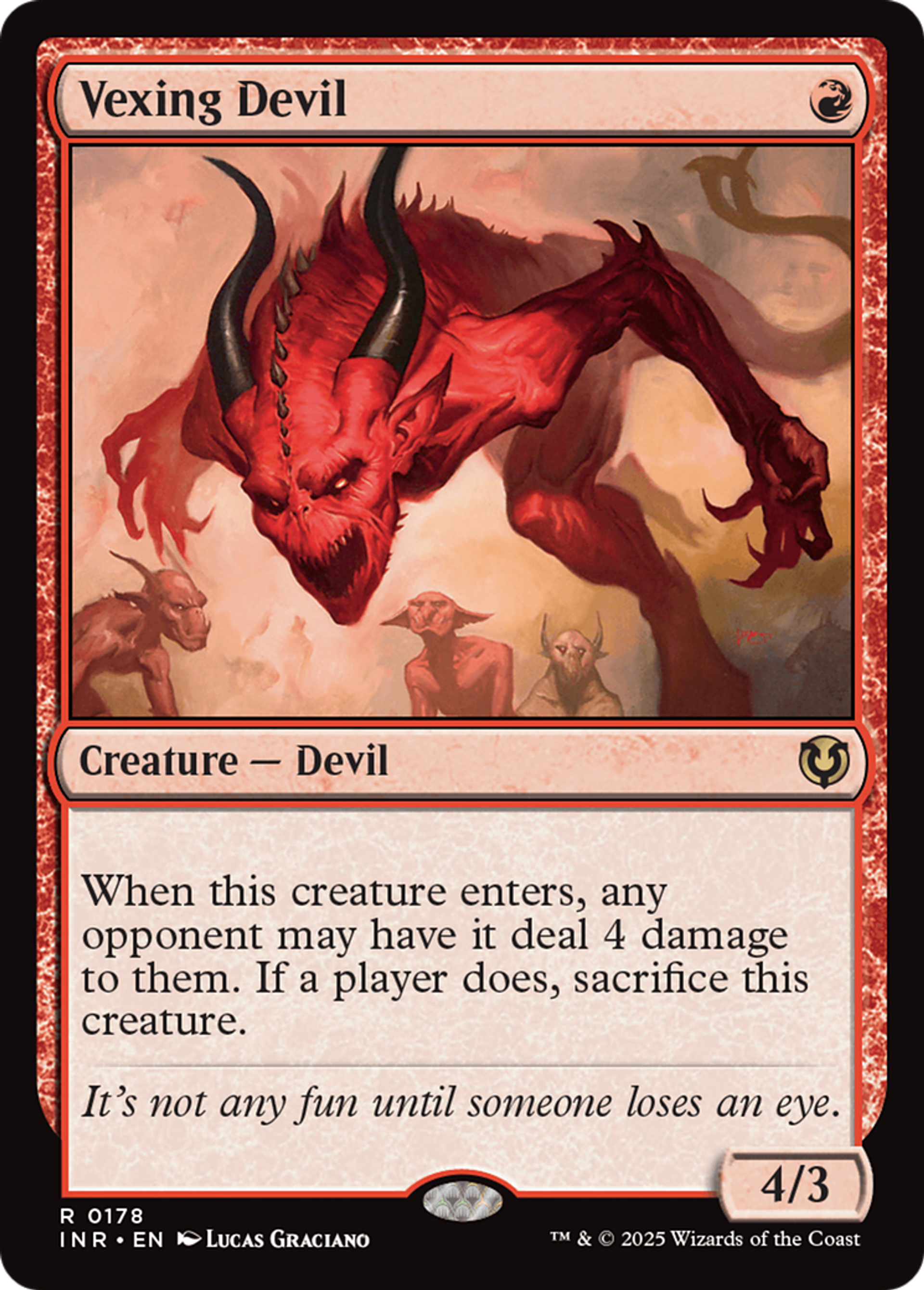 Vexing Devil — Innistrad Remastered — Magic: The Gathering