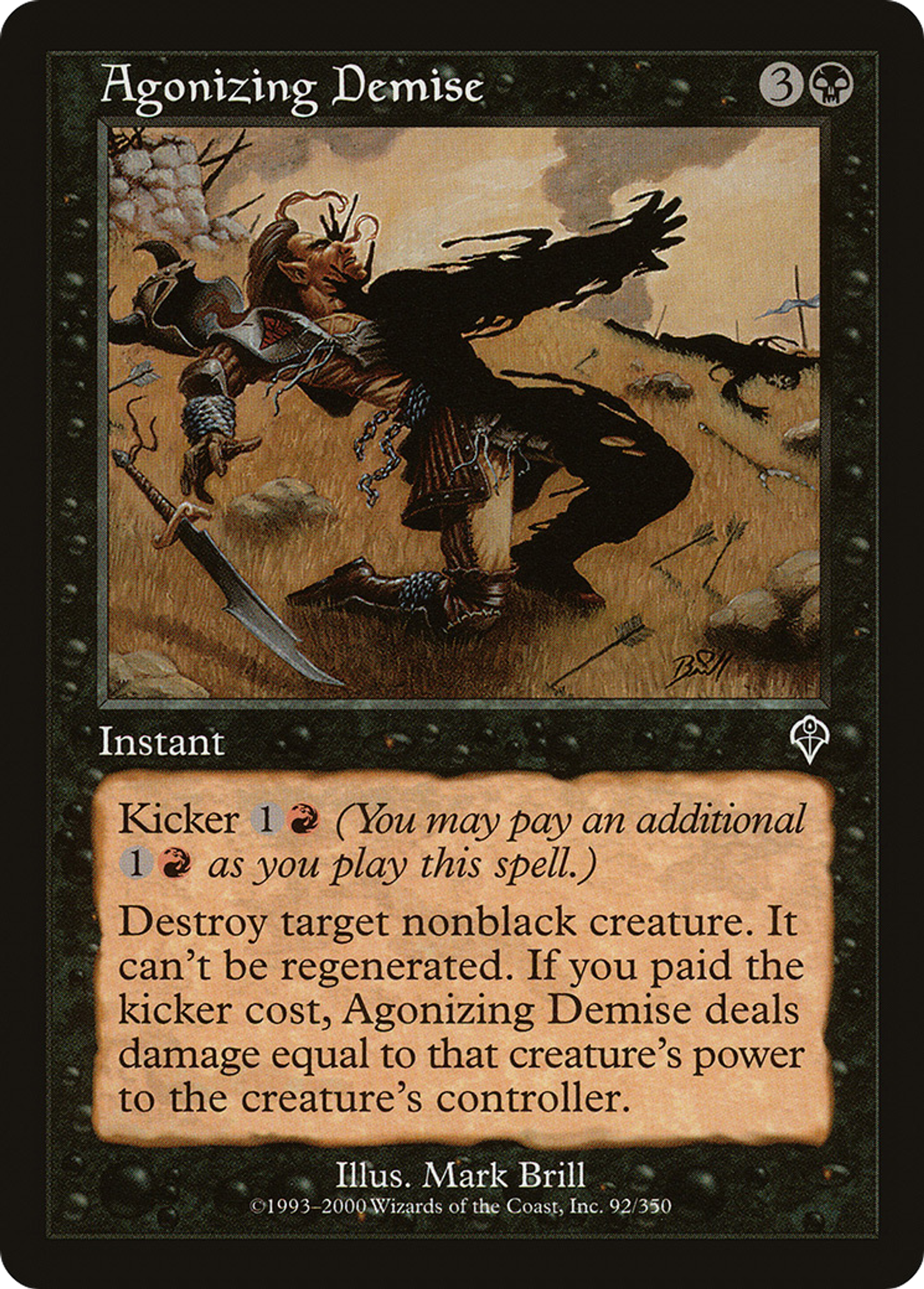 Agonie terminale — Invasion — Magic: The Gathering