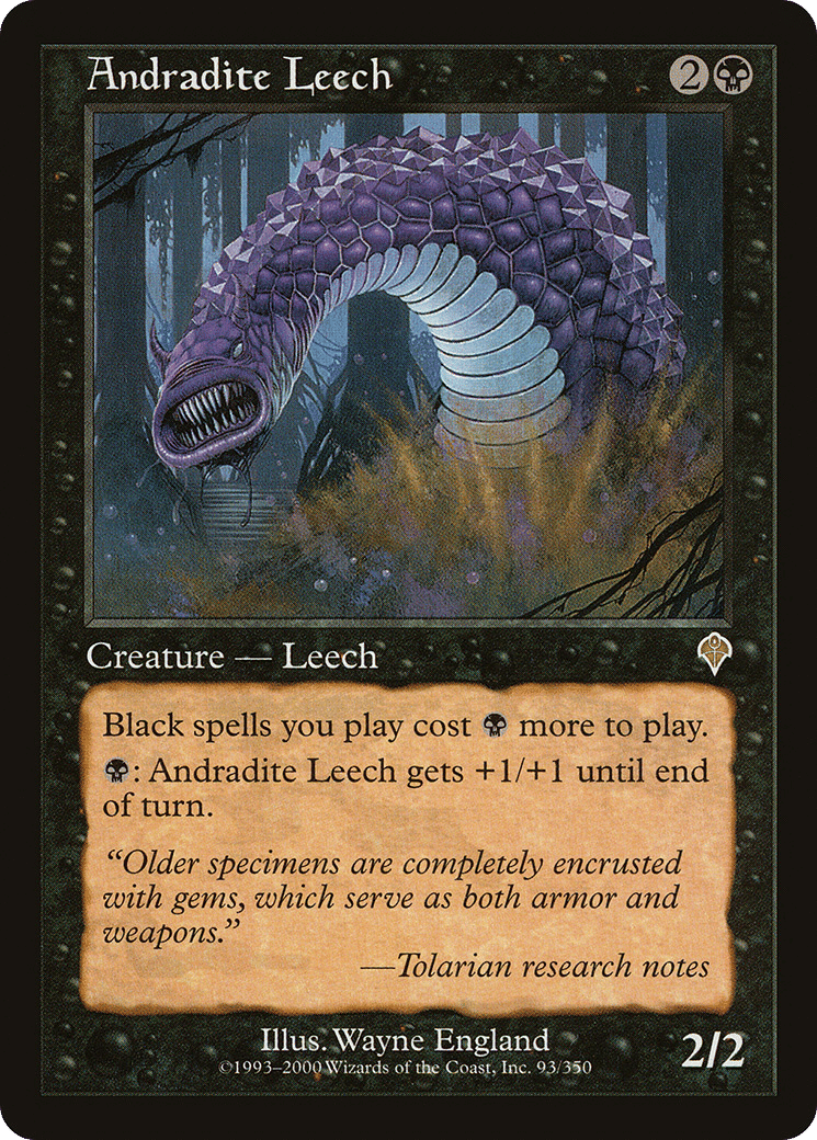 Andradite Leech — Invasion — Magic: The Gathering