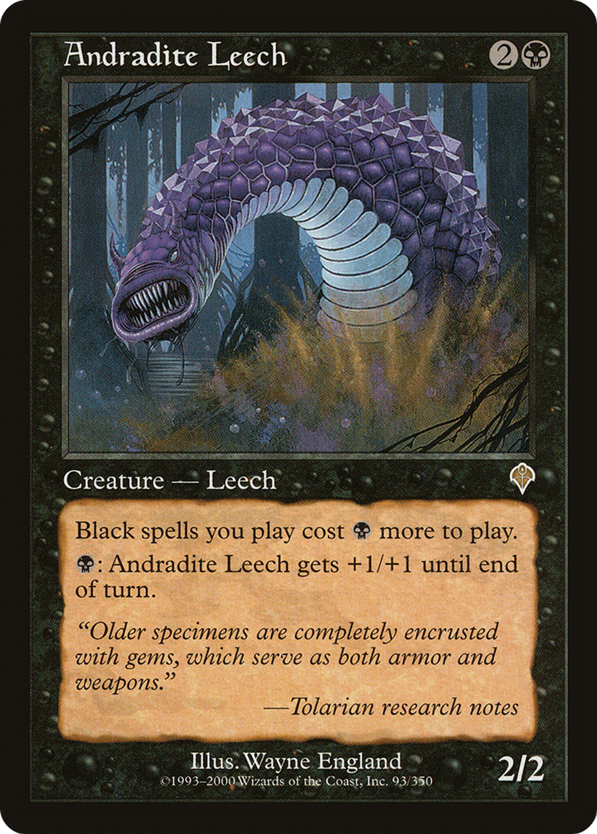 Andradite Leech — Invasion — Magic: The Gathering