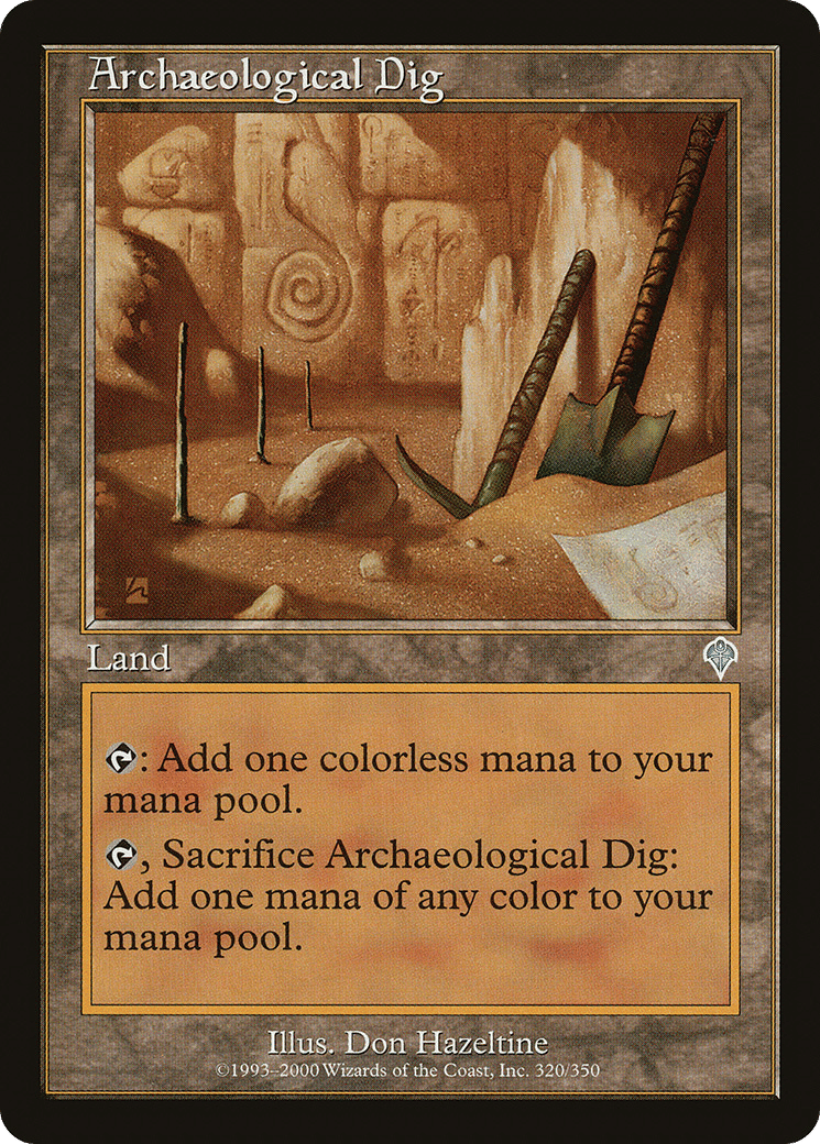 Archaeological Dig — Invasion — Magic: The Gathering
