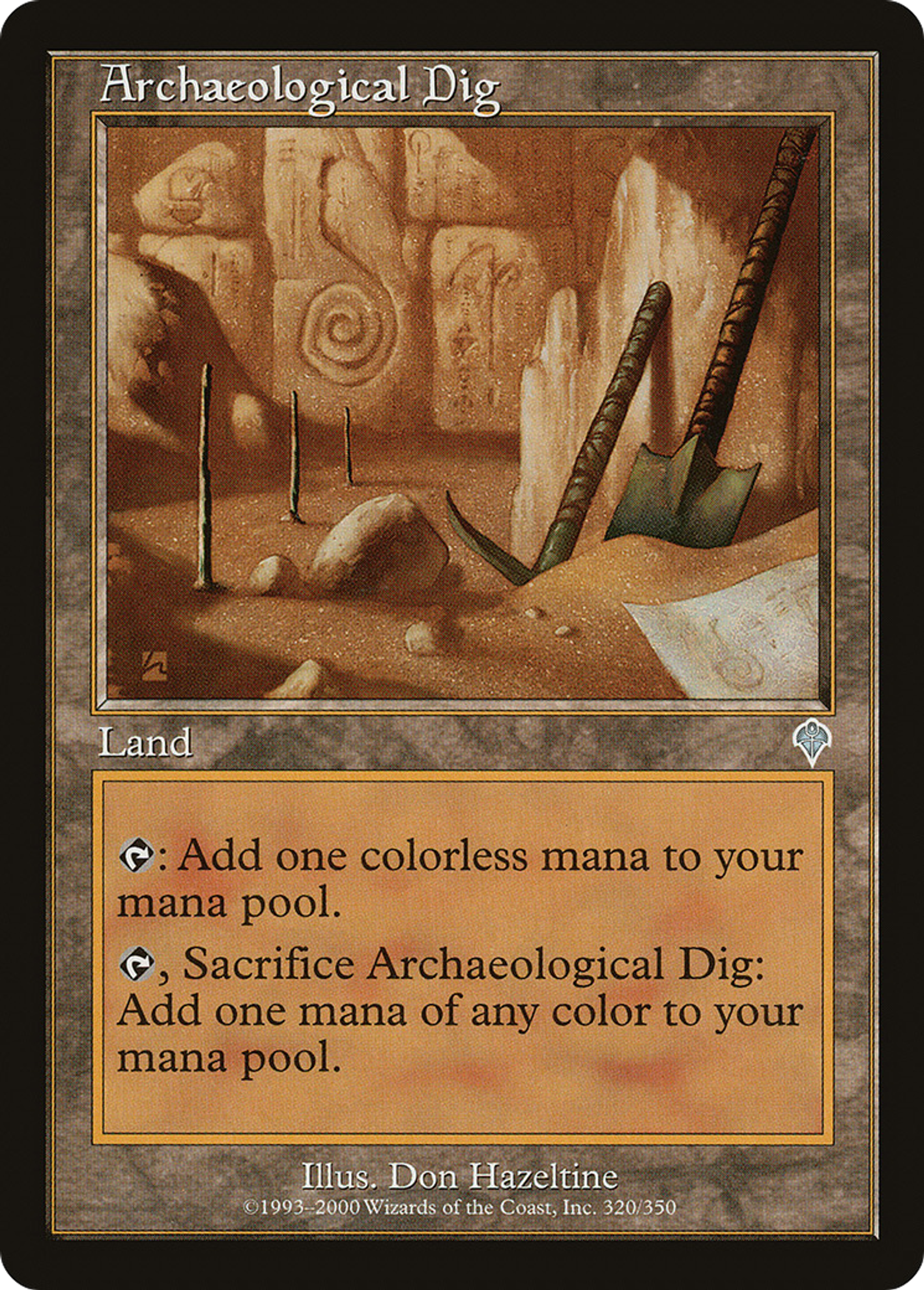Archaeological Dig — Invasion — Magic: The Gathering