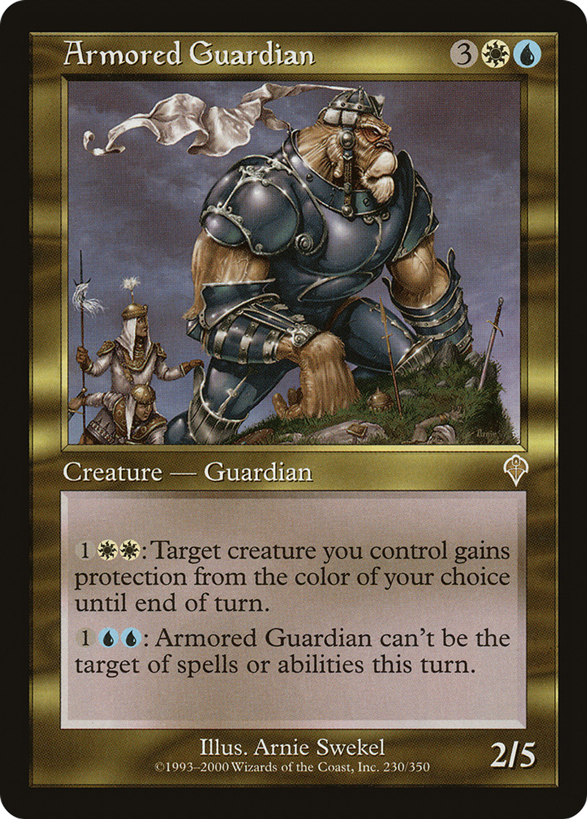 Armored Guardian — Invasion — Magic: The Gathering