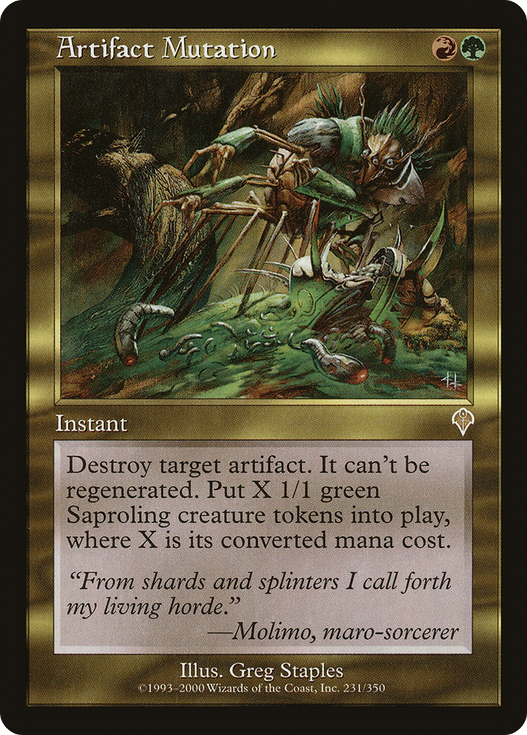Artifact Mutation — Invasion — Magic: The Gathering