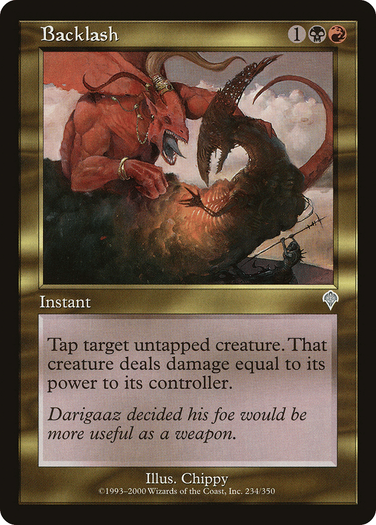 Backlash — Invasion — Magic: The Gathering