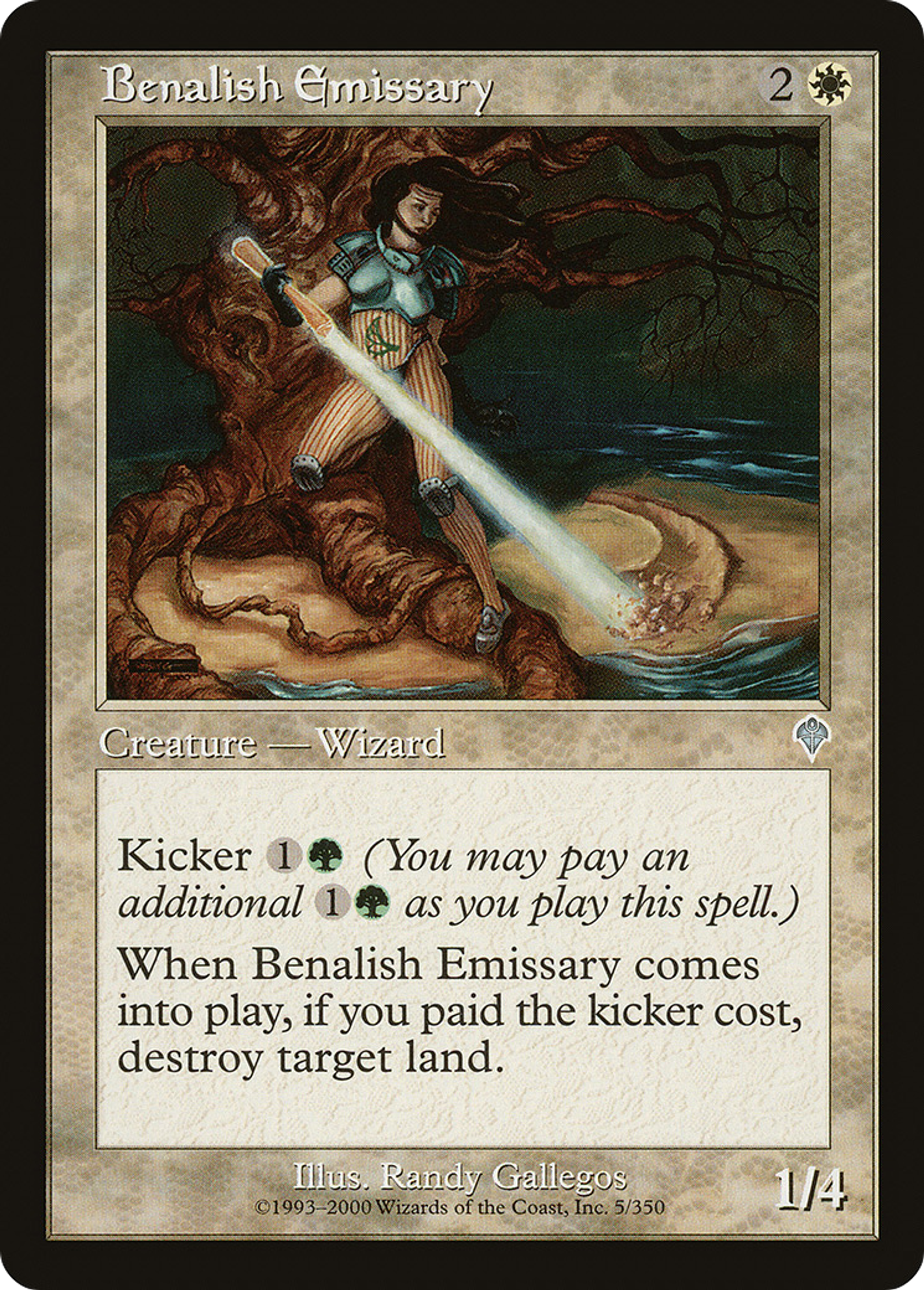 Benalish Emissary — Invasion — Magic: The Gathering