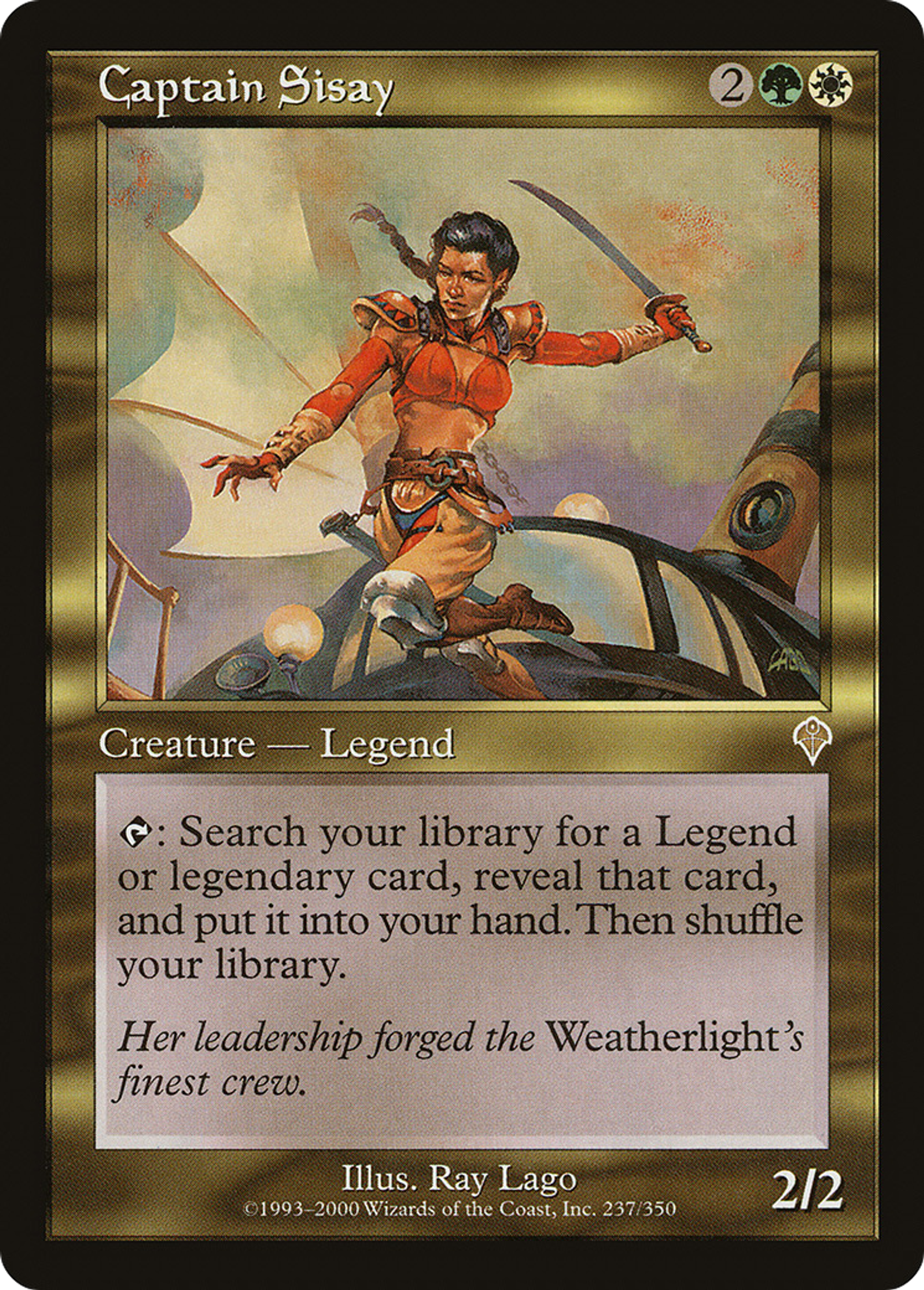 Capitaine Sissay — Invasion — Magic: The Gathering