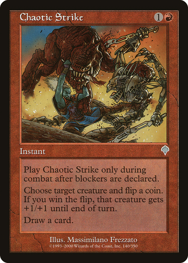 Chaotic Strike — Invasion — Magic: The Gathering