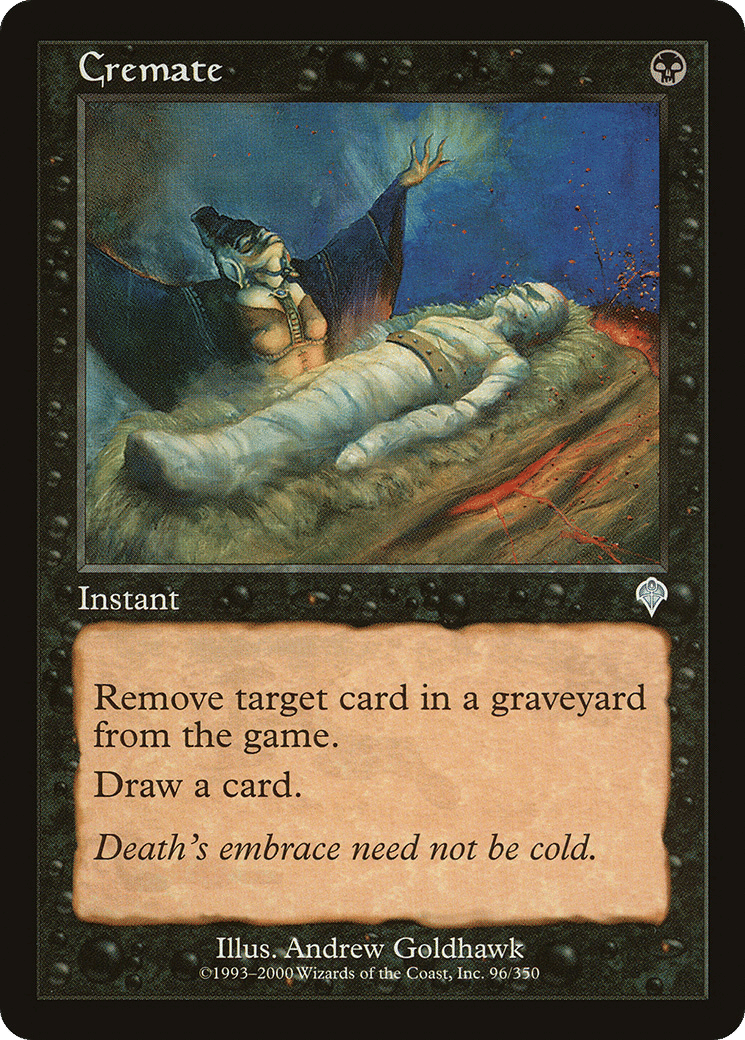 Cremate — Invasion — Magic: The Gathering