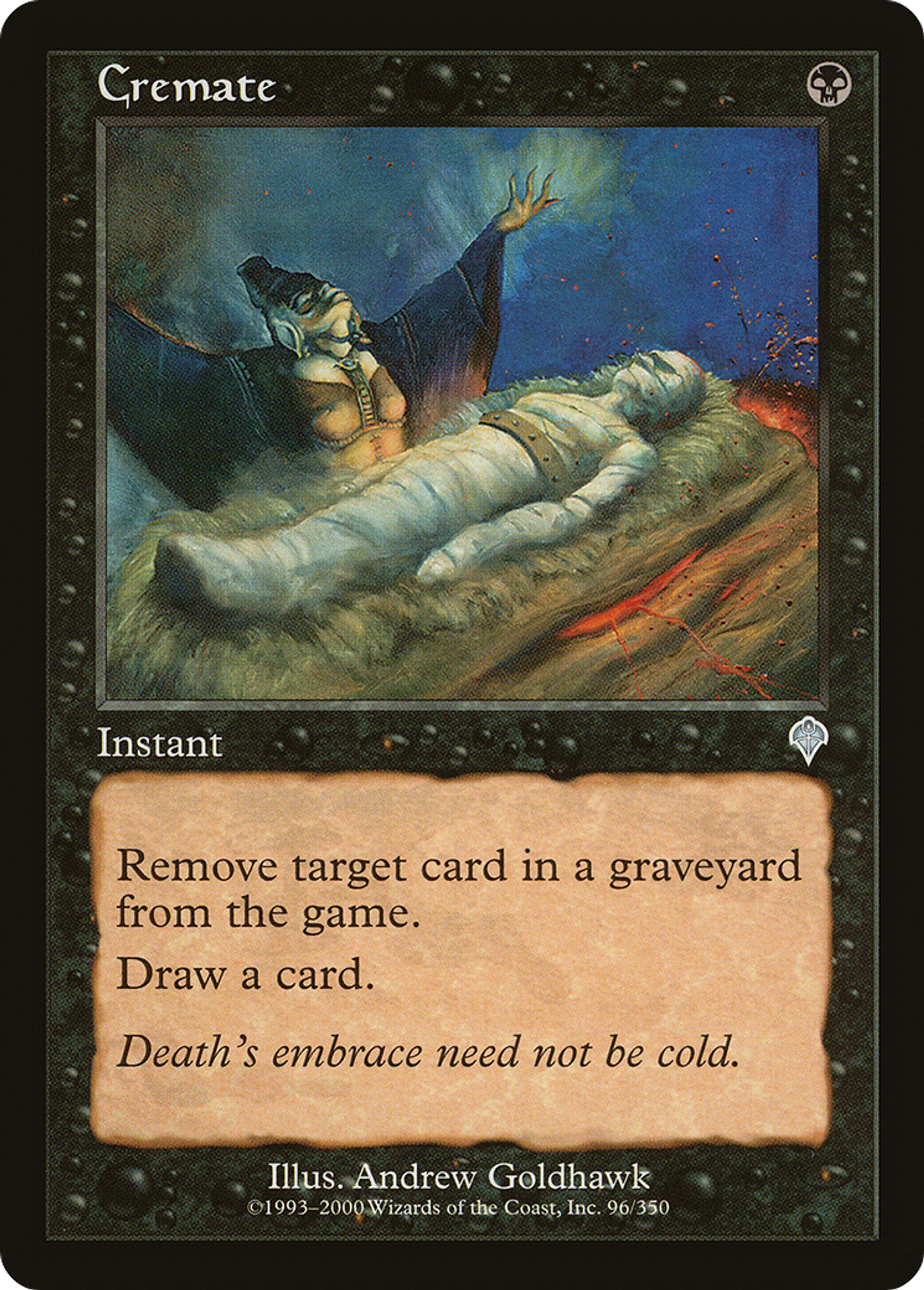 Crémation — Invasion — Magic: The Gathering