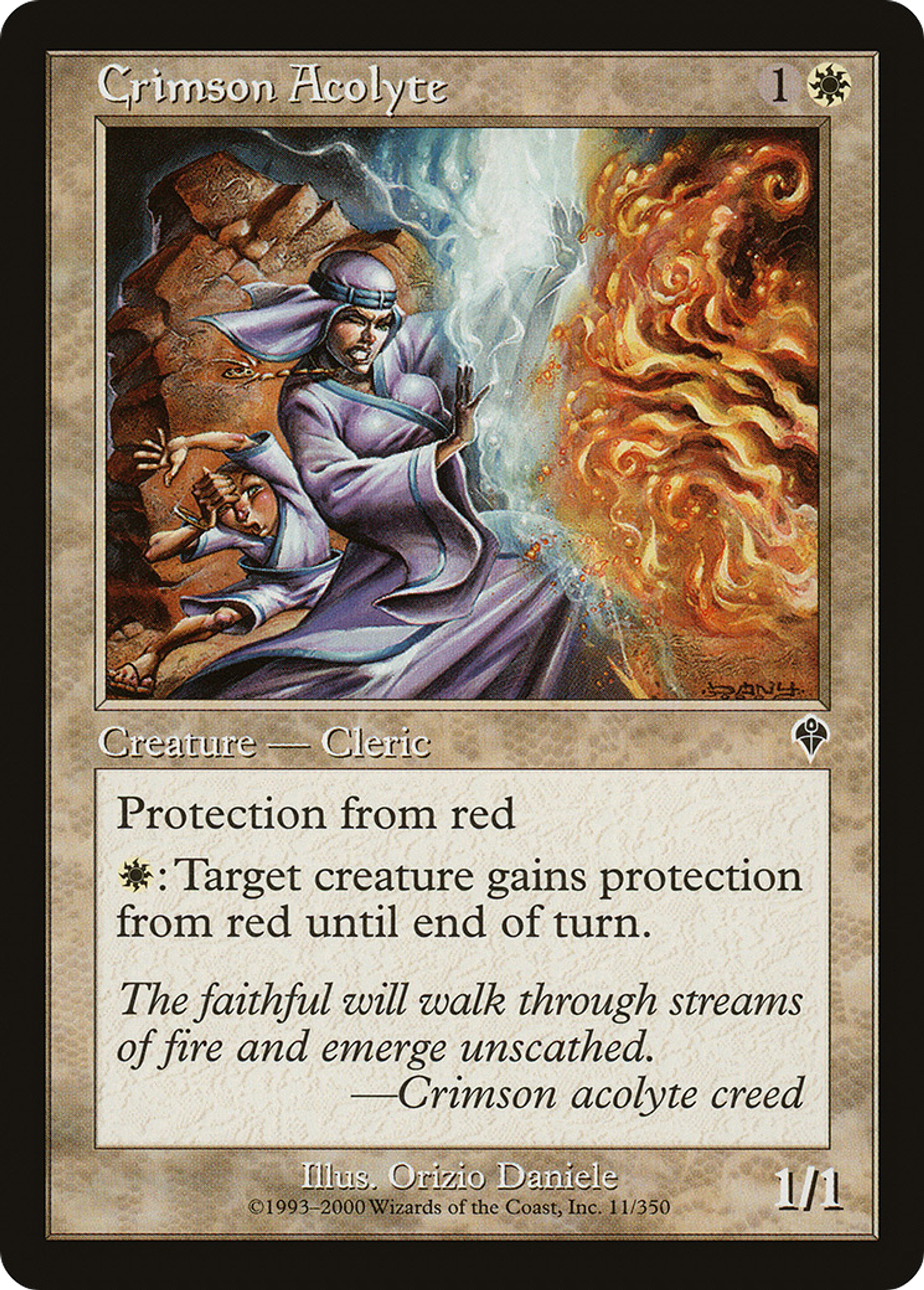 Crimson Acolyte — Invasion — Magic: The Gathering