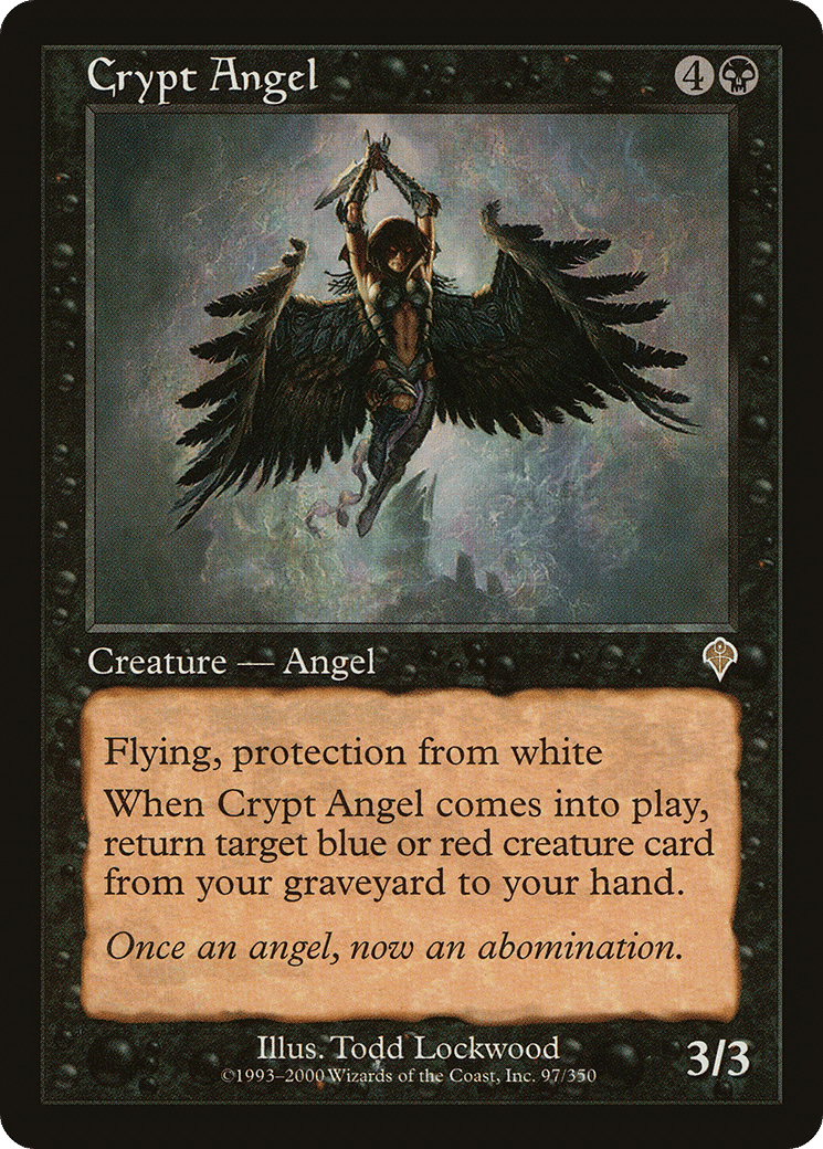 Crypt Angel — Invasion — Magic: The Gathering