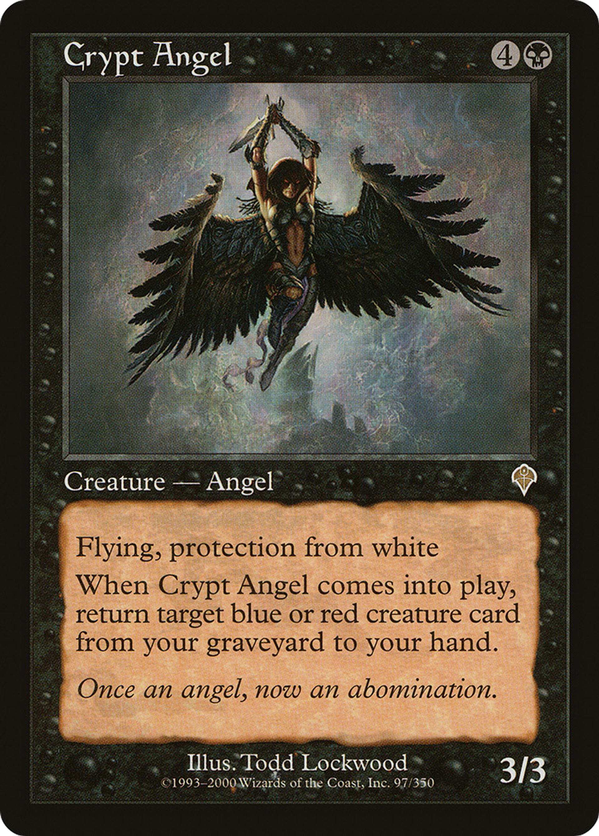 Ange de la crypte — Invasion — Magic: The Gathering