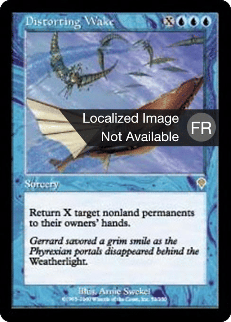 Sillage de distorsion — Invasion — Magic: The Gathering
