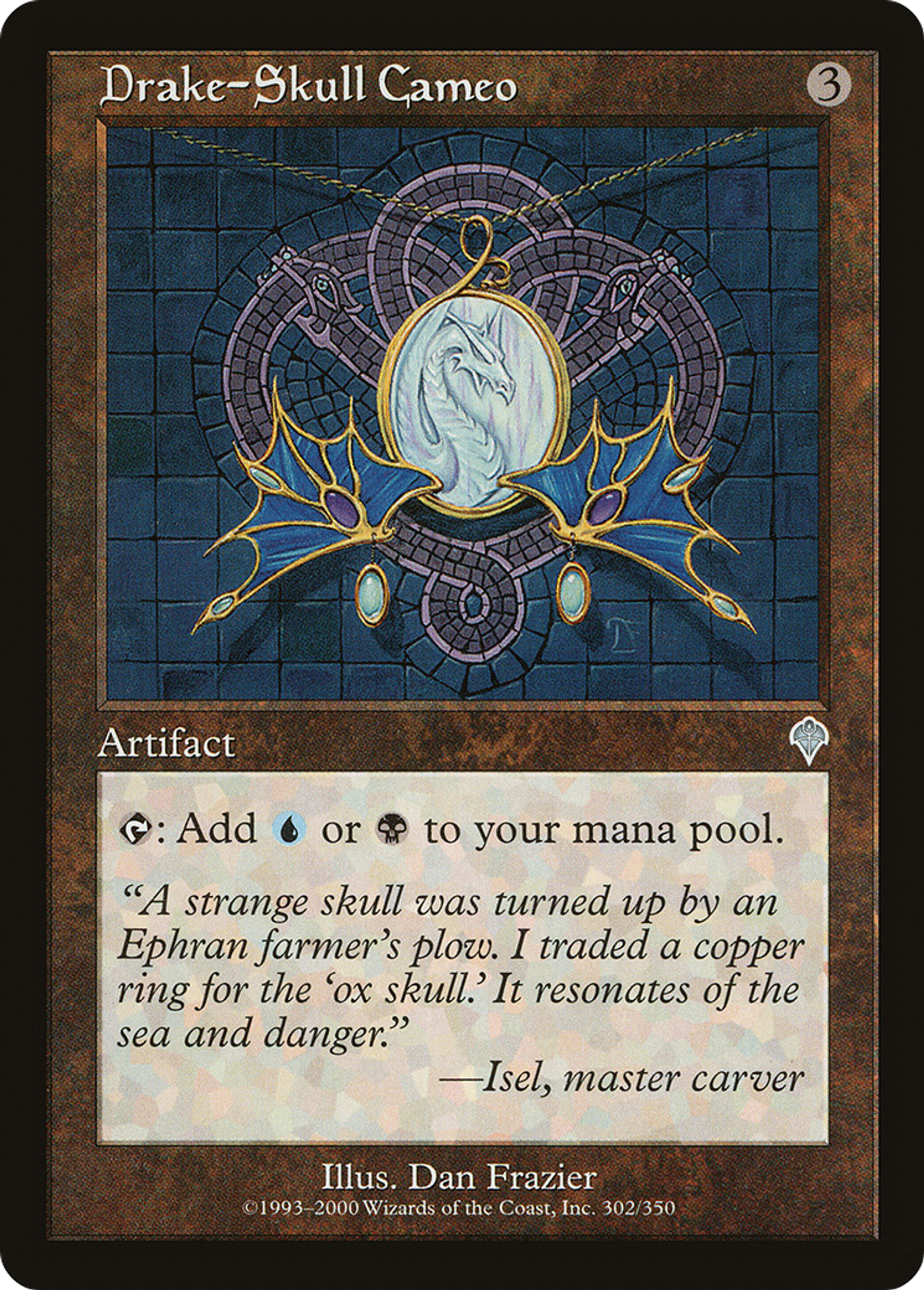 Drake-Skull Cameo — Invasion — Magic: The Gathering