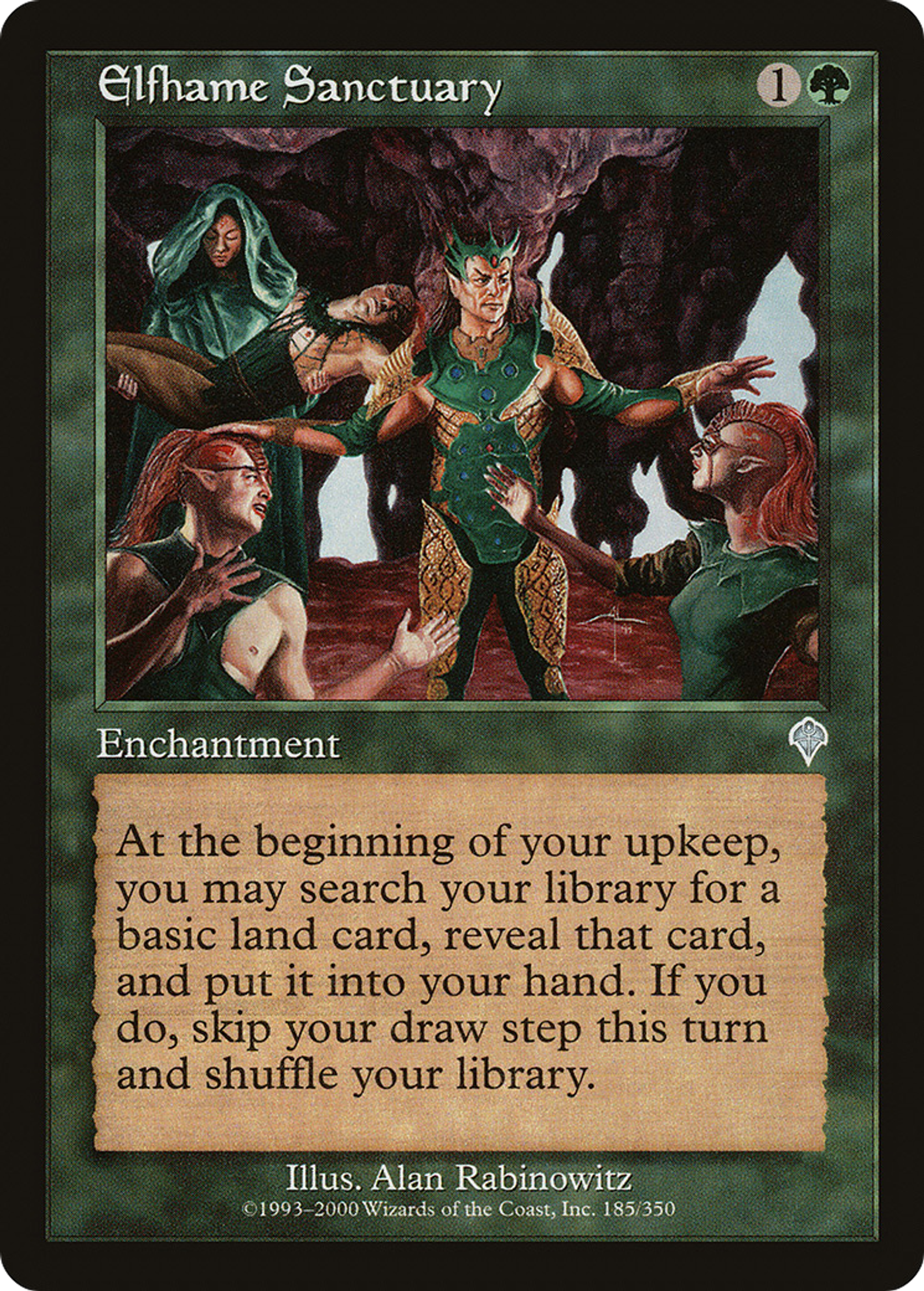 Sanctuaire terrelfe — Invasion — Magic: The Gathering