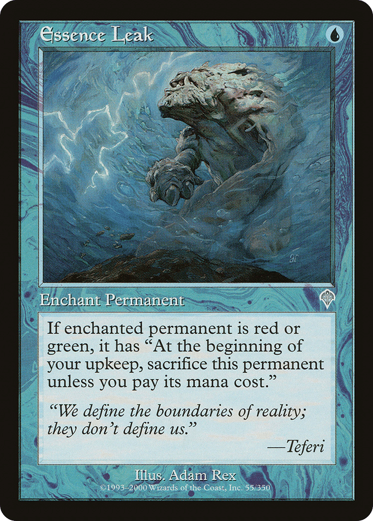Essence Leak — Invasion — Magic: The Gathering