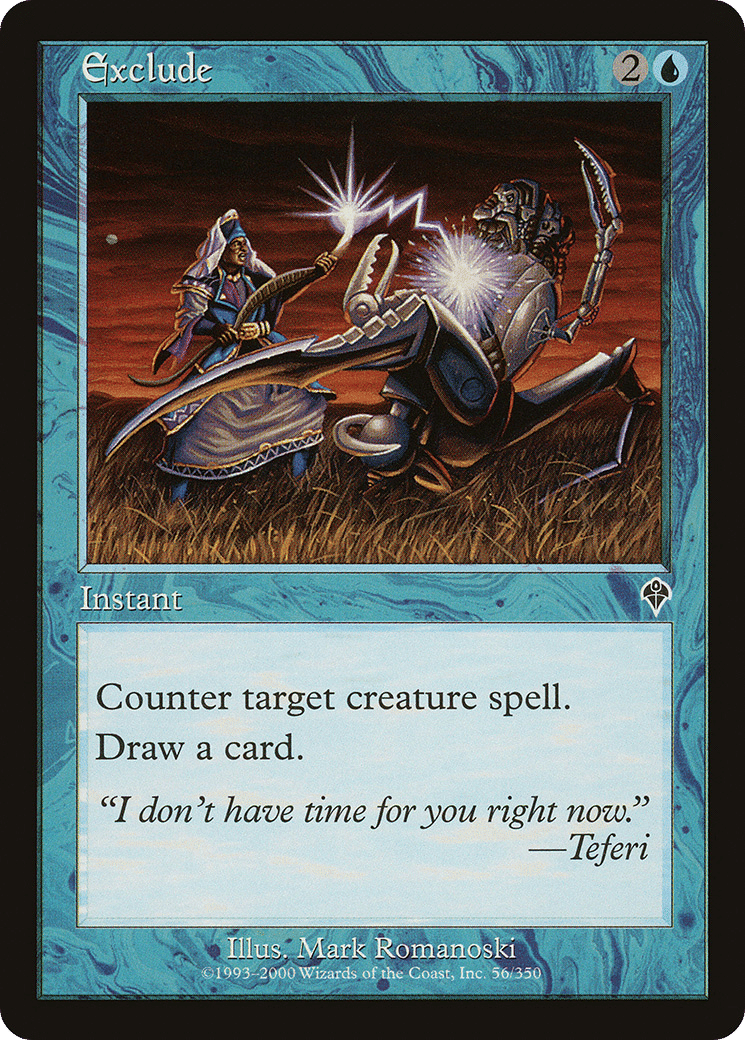 Exclude — Invasion — Magic: The Gathering