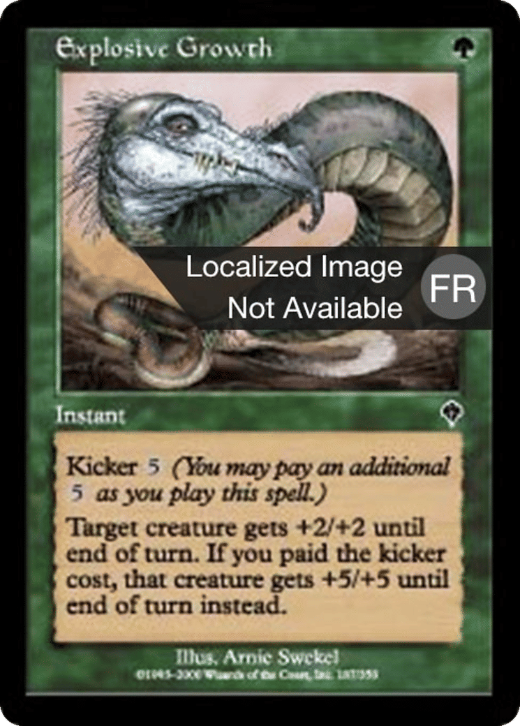 Croissance explosive — Invasion — Magic: The Gathering