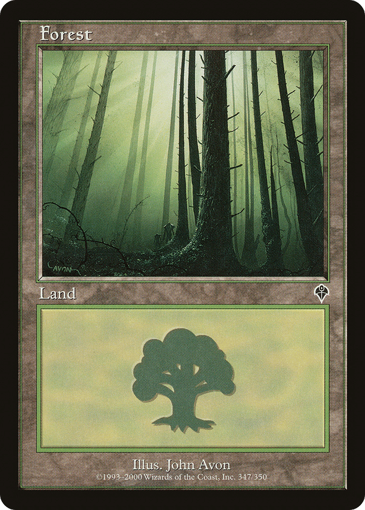 Forest — Invasion — Magic: The Gathering