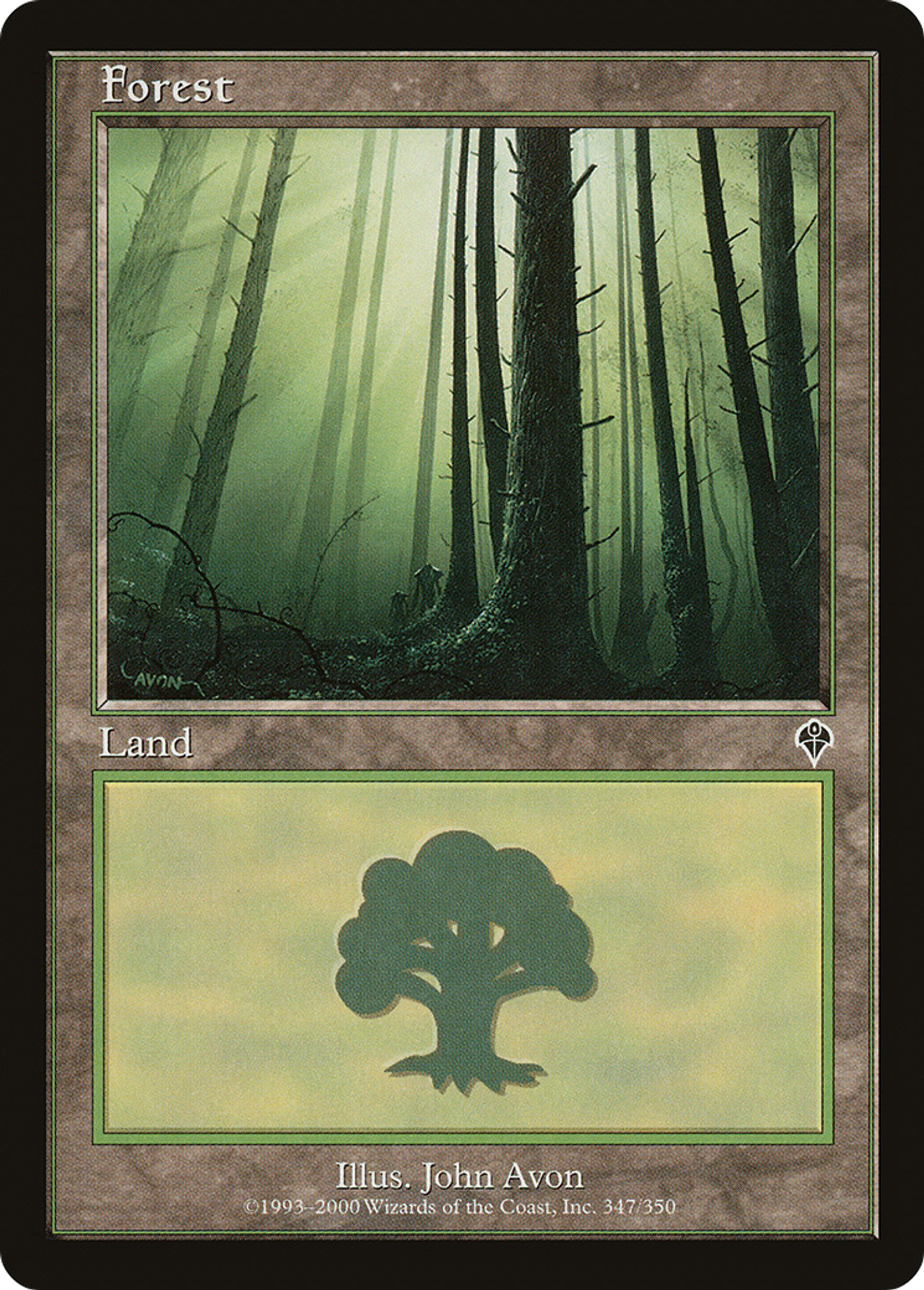 Forest — Invasion — Magic: The Gathering