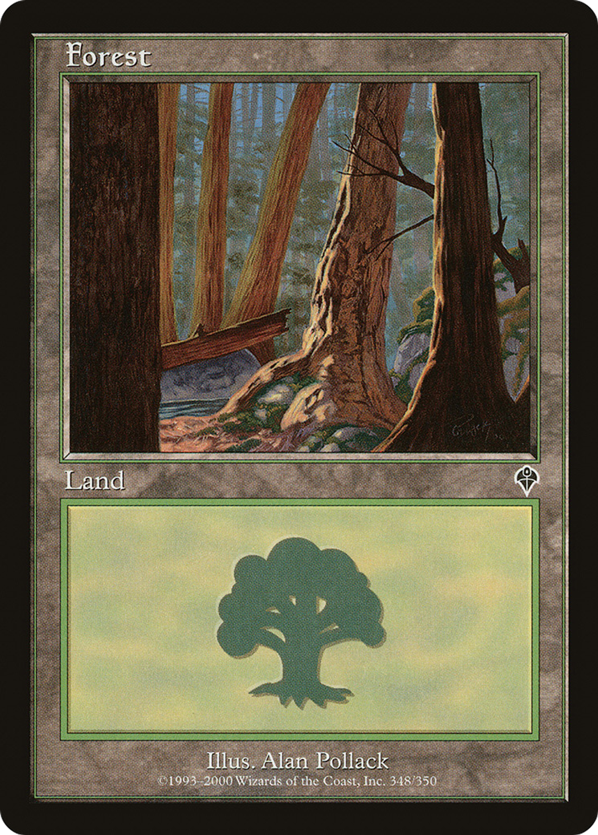 Forest — Invasion — Magic: The Gathering