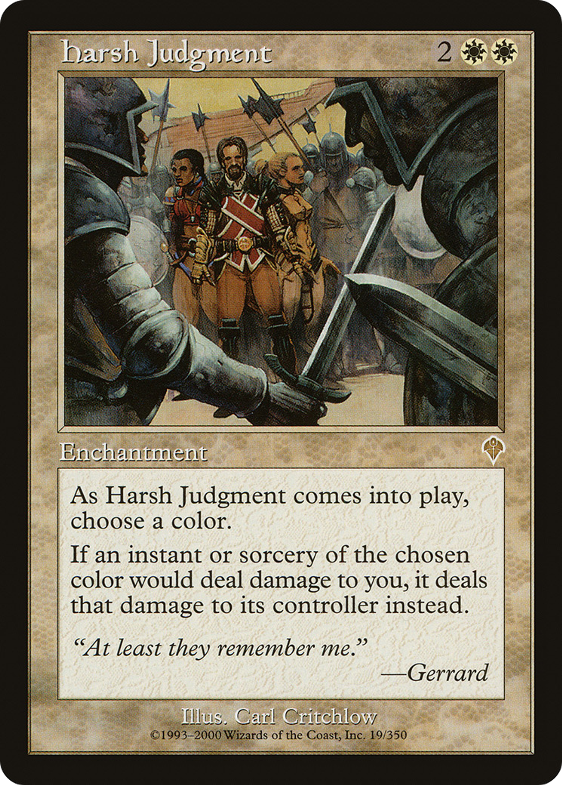 Harsh Judgment — Invasion — Magic: The Gathering
