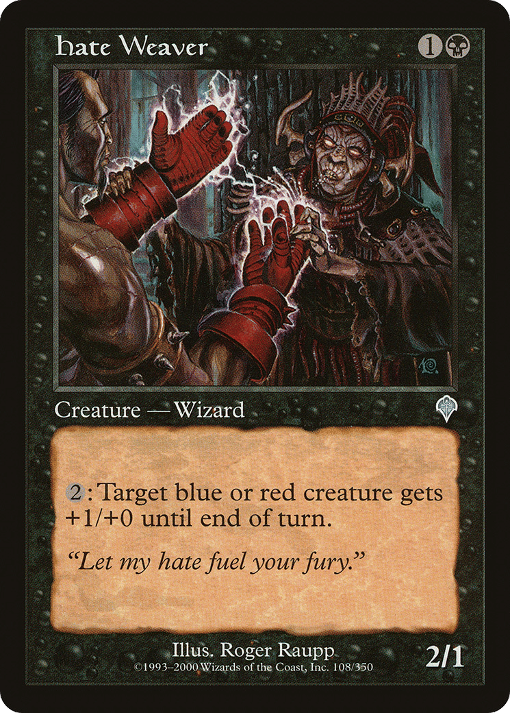 Hate Weaver — Invasion — Magic: The Gathering