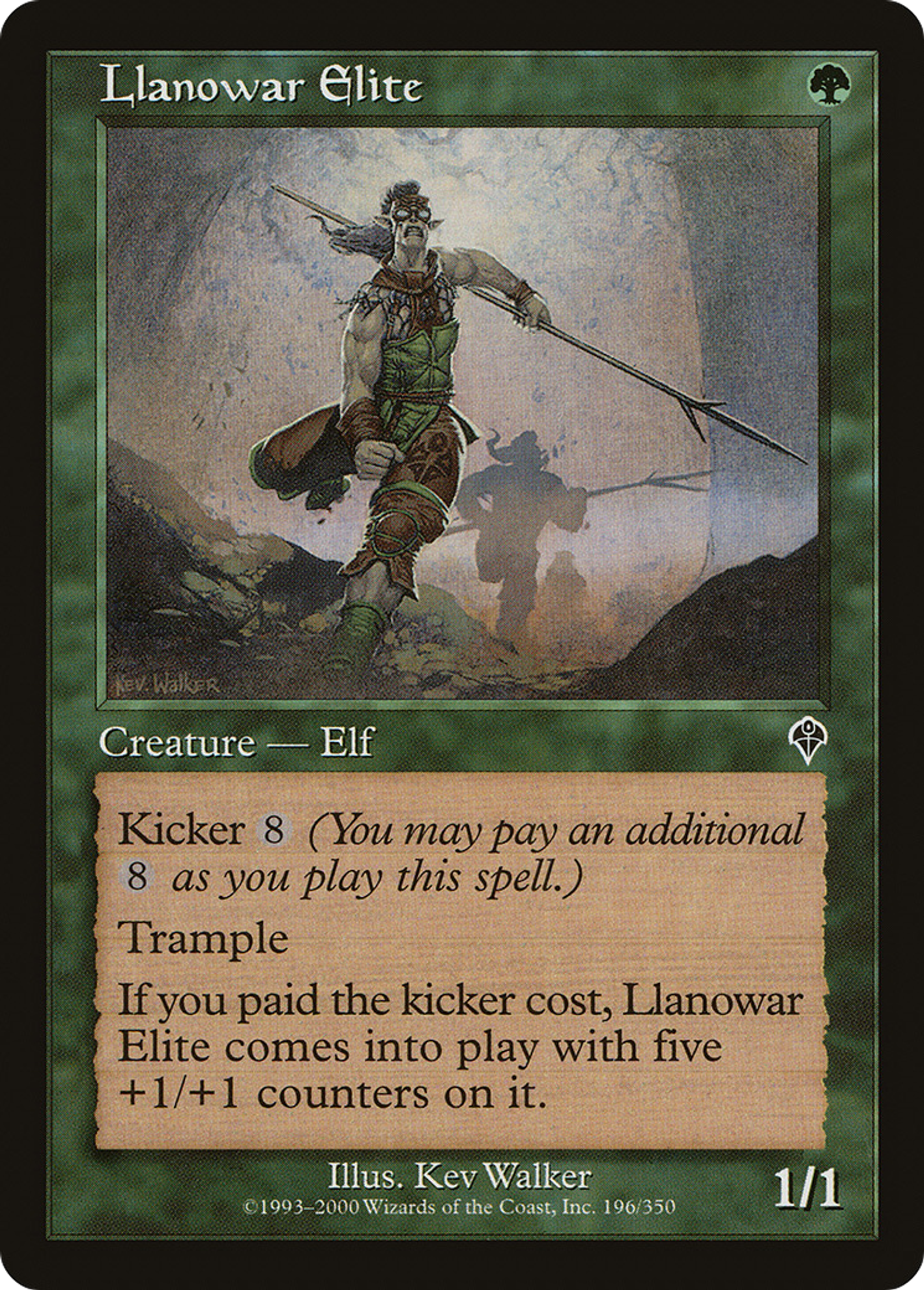 Élite de Llanowar — Invasion — Magic: The Gathering