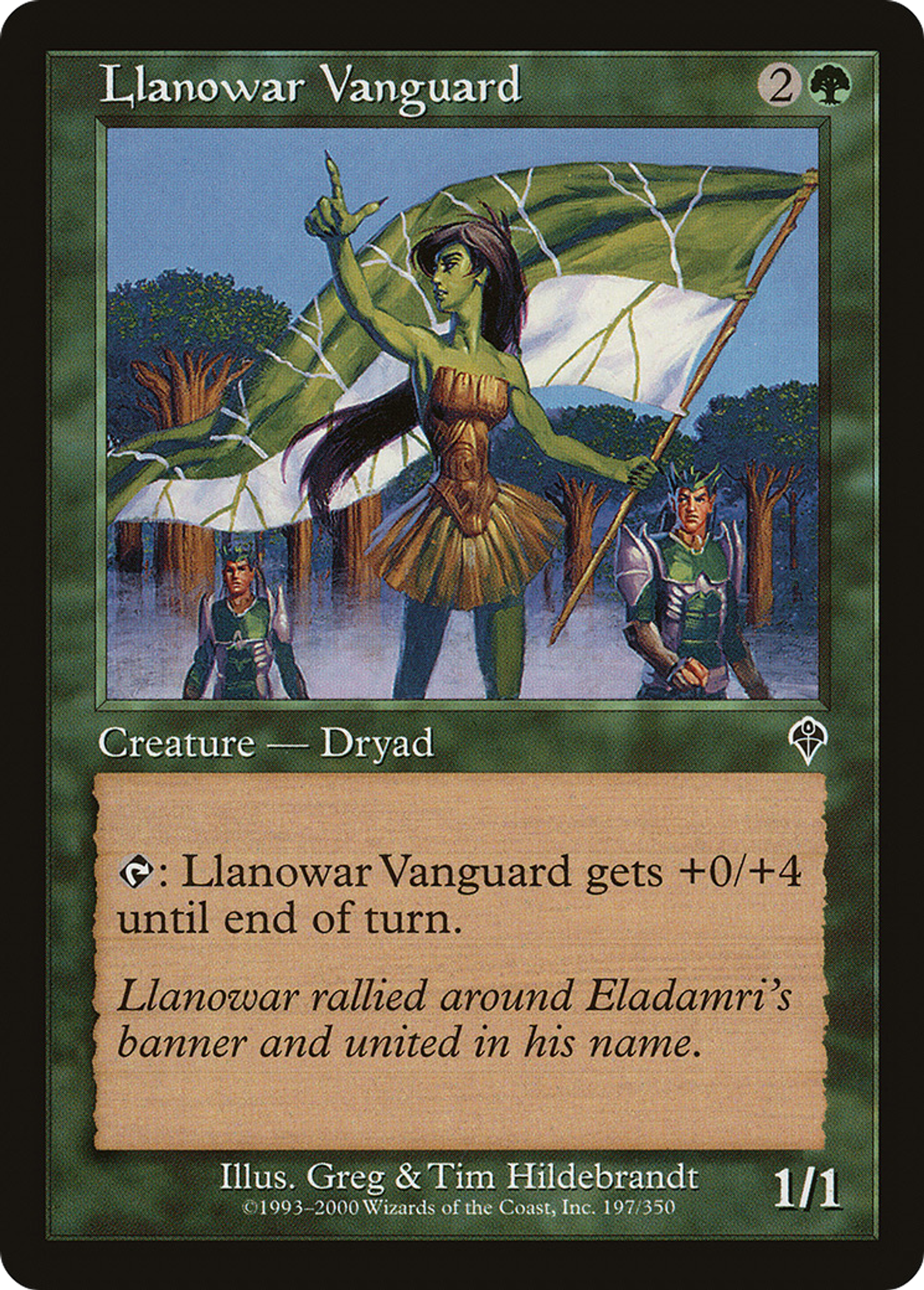 Llanowar Vanguard — Invasion — Magic: The Gathering