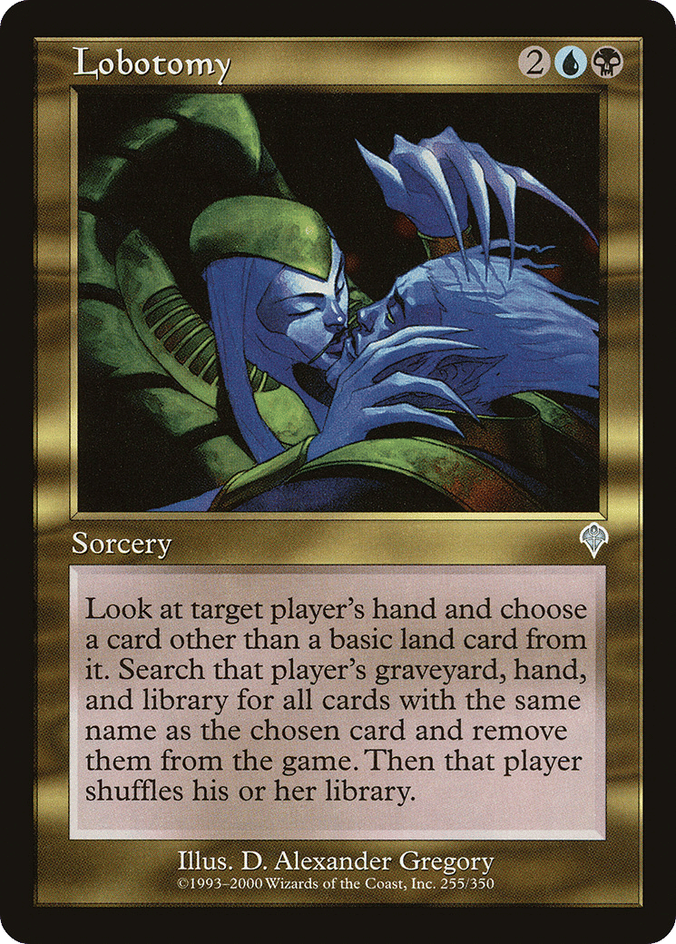 Lobotomy — Invasion — Magic: The Gathering