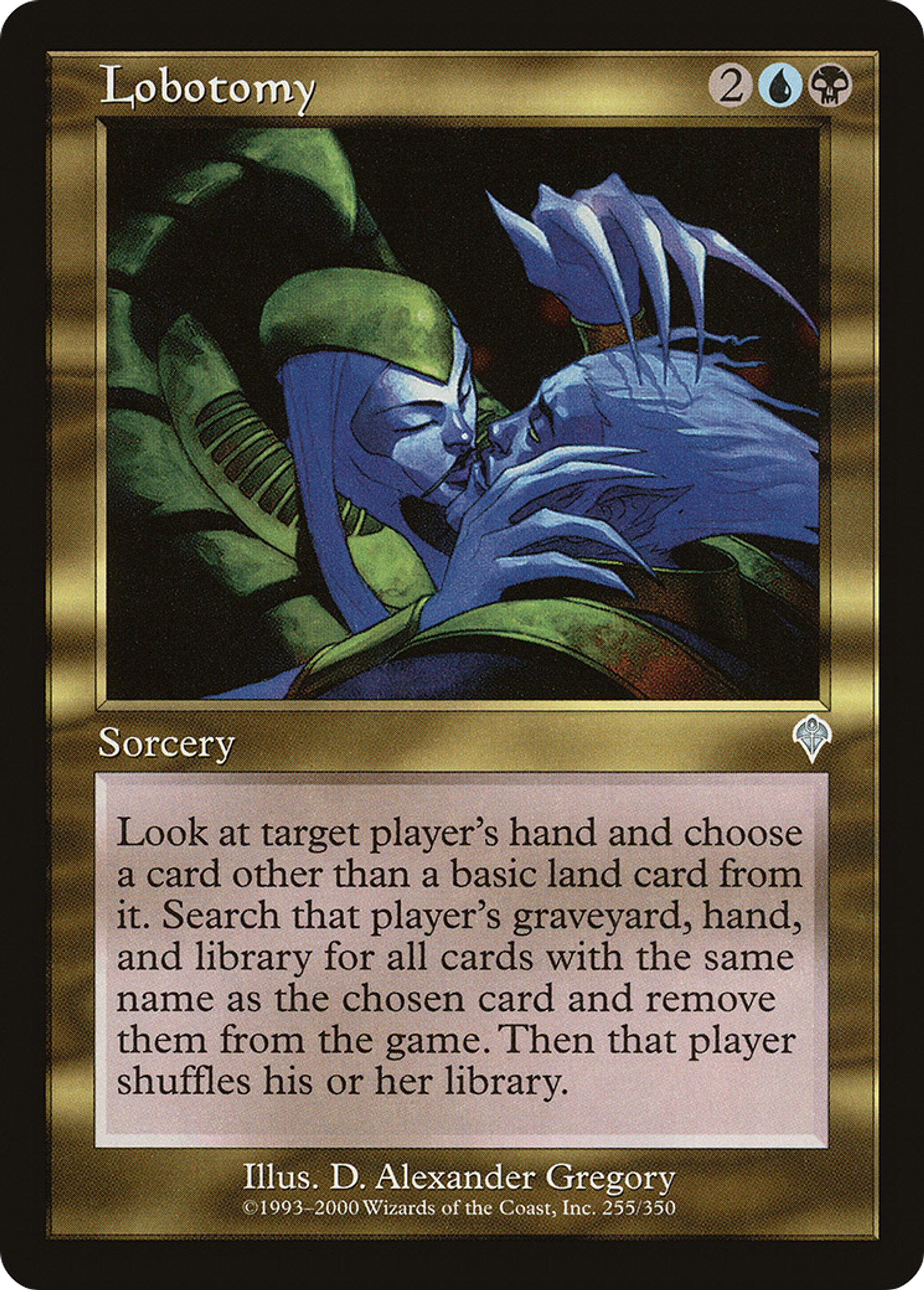 Lobotomy — Invasion — Magic: The Gathering