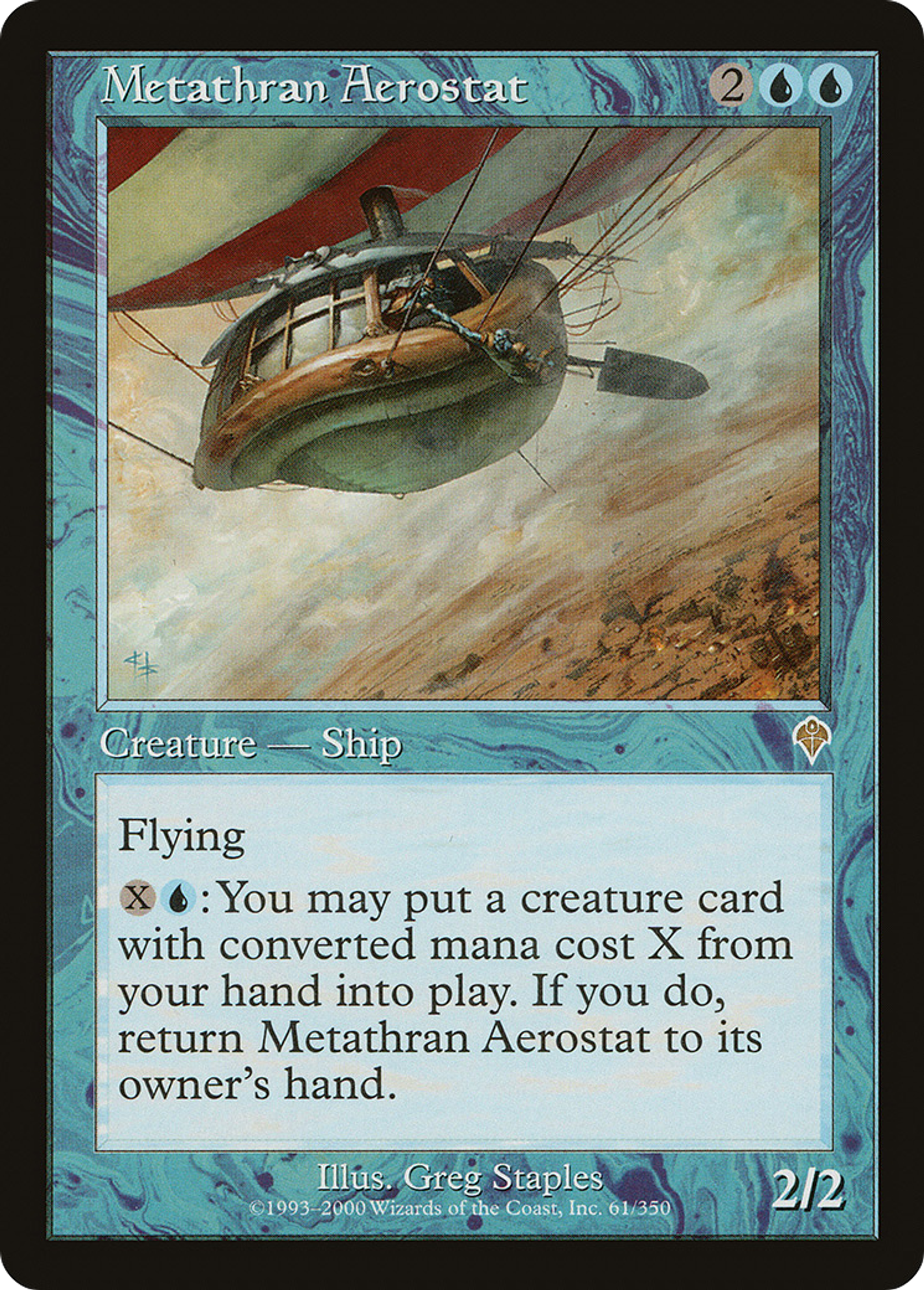 Aérostat métathran — Invasion — Magic: The Gathering