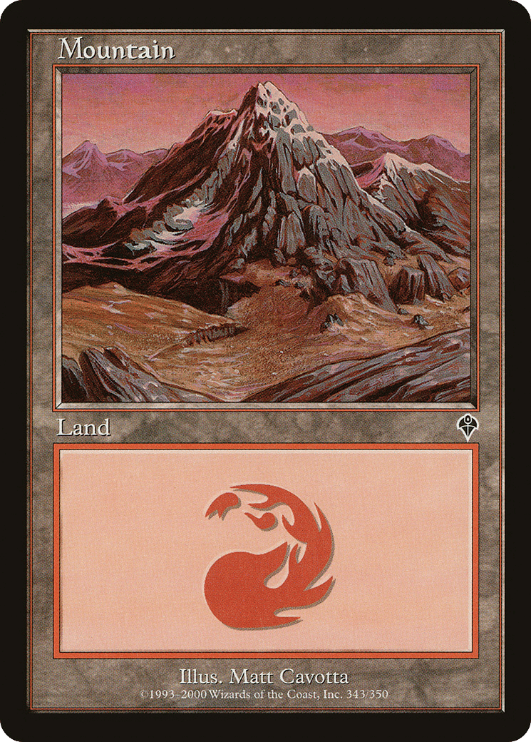 Mountain — Invasion — Magic: The Gathering