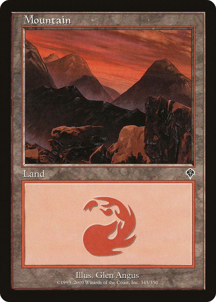 Mountain — Invasion — Magic: The Gathering