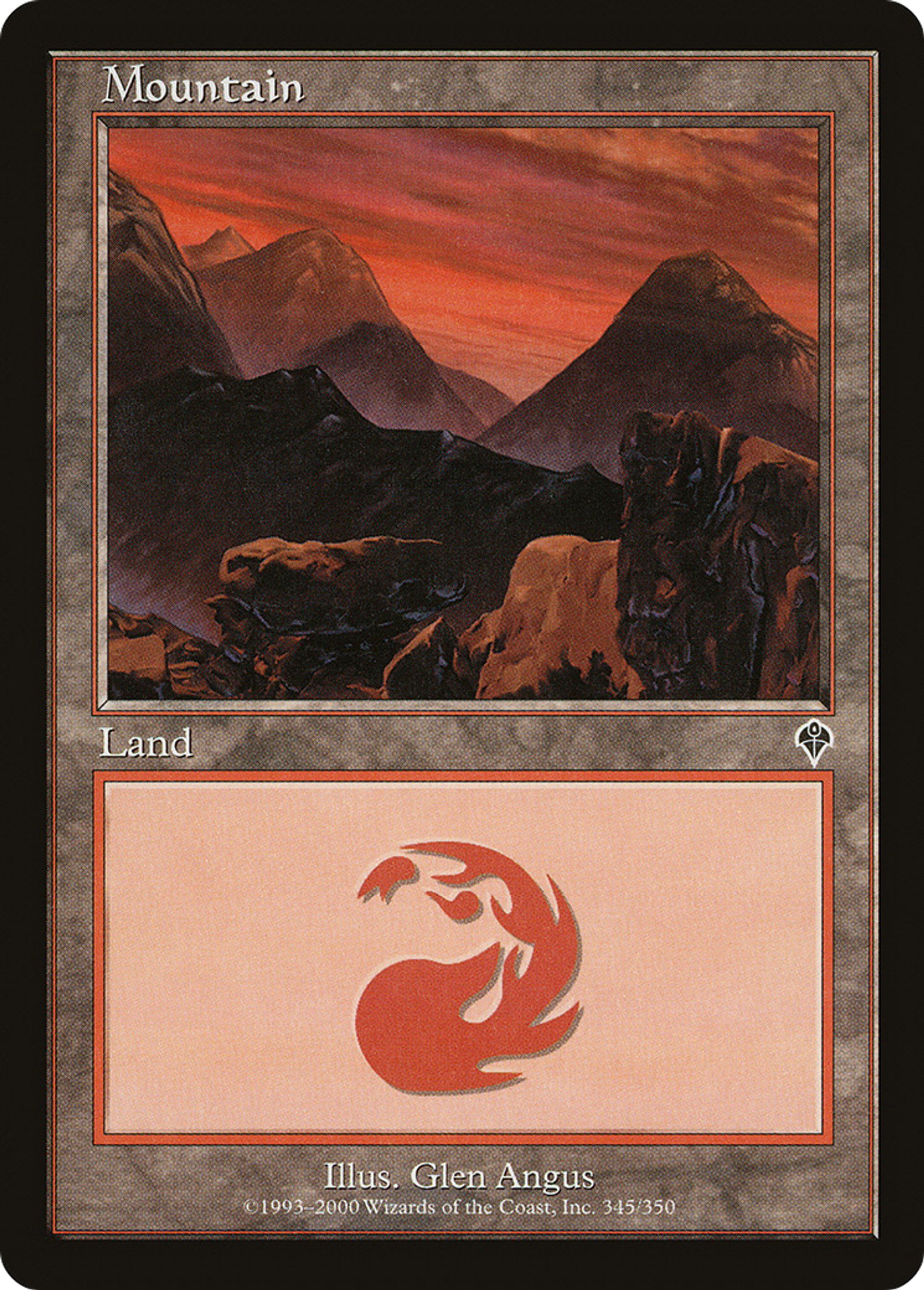 Mountain — Invasion — Magic: The Gathering