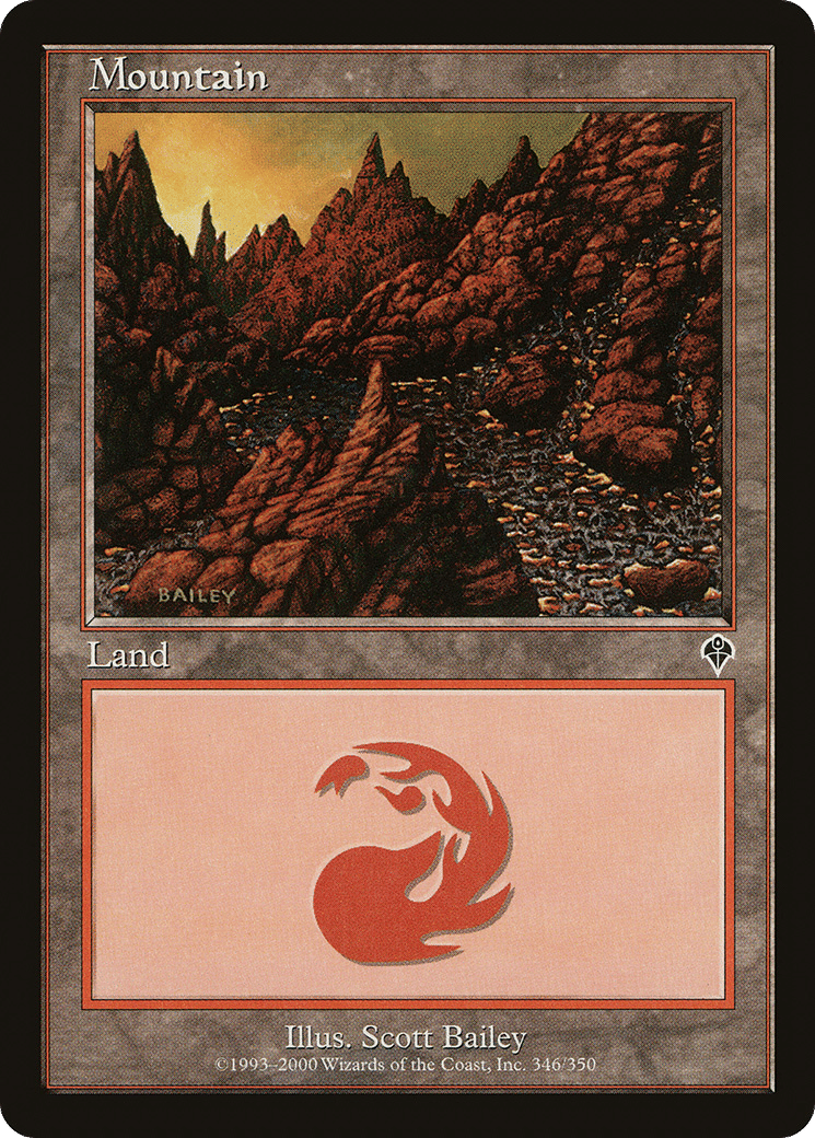 Mountain — Invasion — Magic: The Gathering