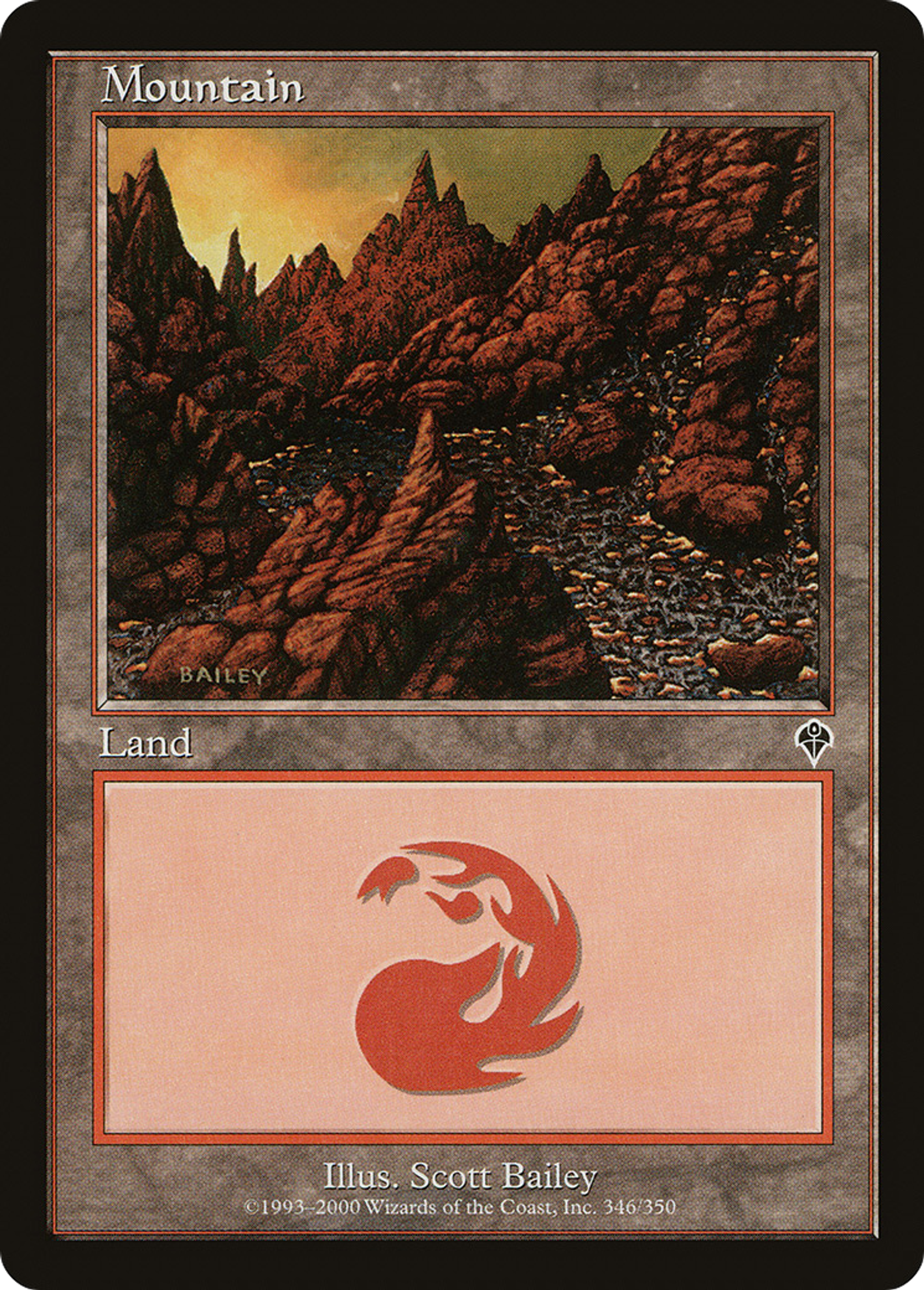 Mountain — Invasion — Magic: The Gathering