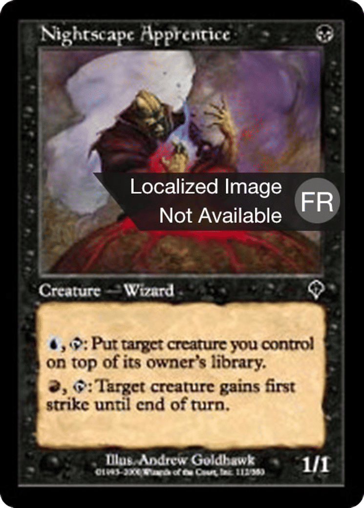 Apprenti nyctasophe — Invasion — Magic: The Gathering