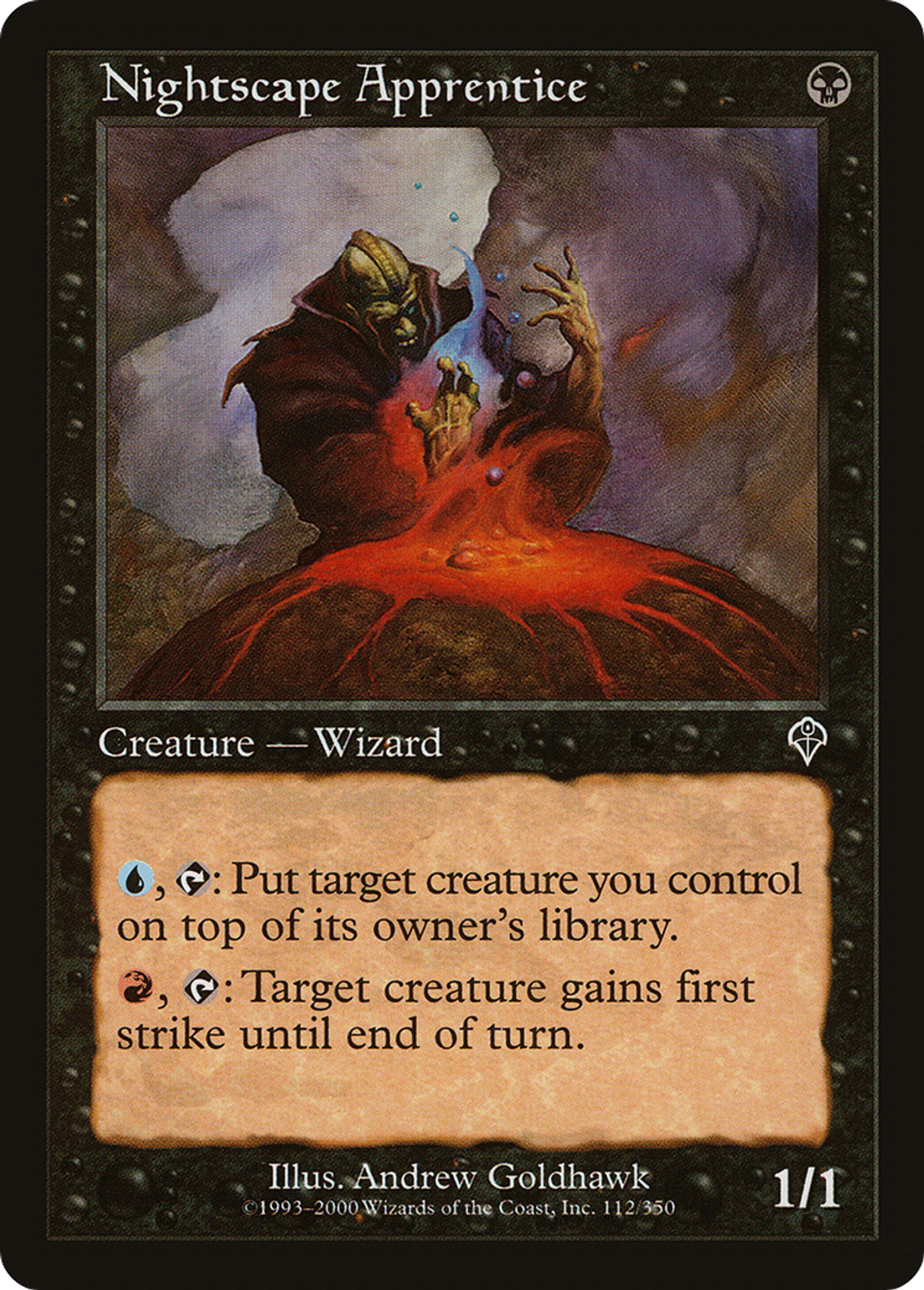 Apprenti nyctasophe — Invasion — Magic: The Gathering