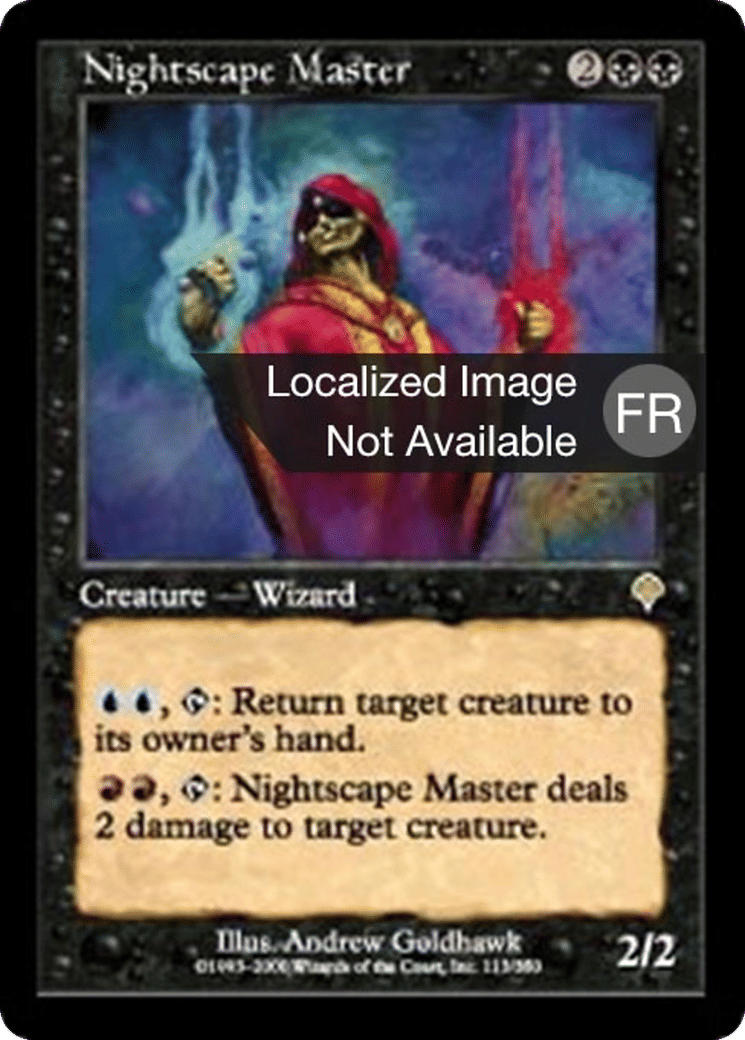 Maître nyctasophe — Invasion — Magic: The Gathering