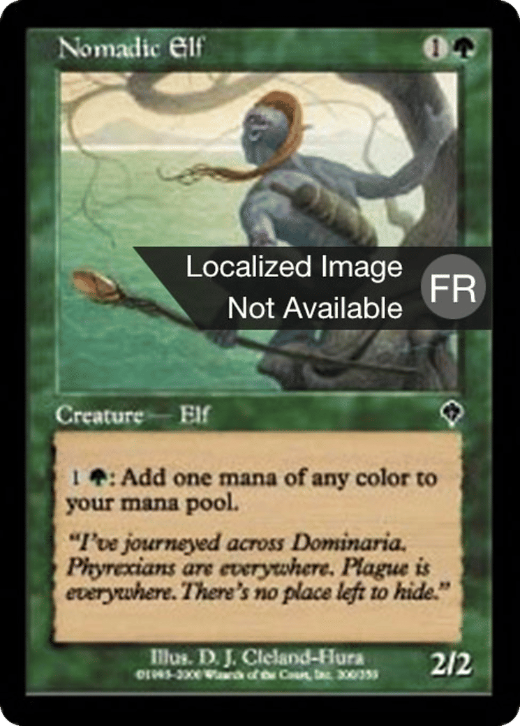 Elfe nomade — Invasion — Magic: The Gathering