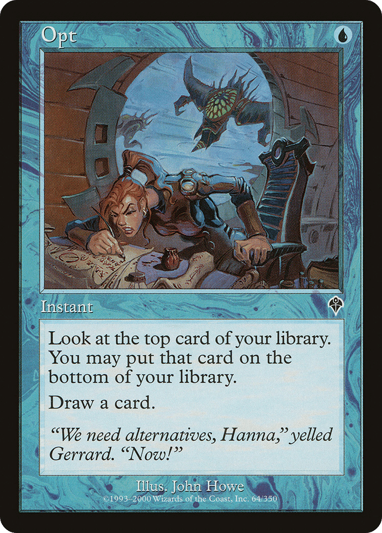 Opt — Invasion — Magic: The Gathering