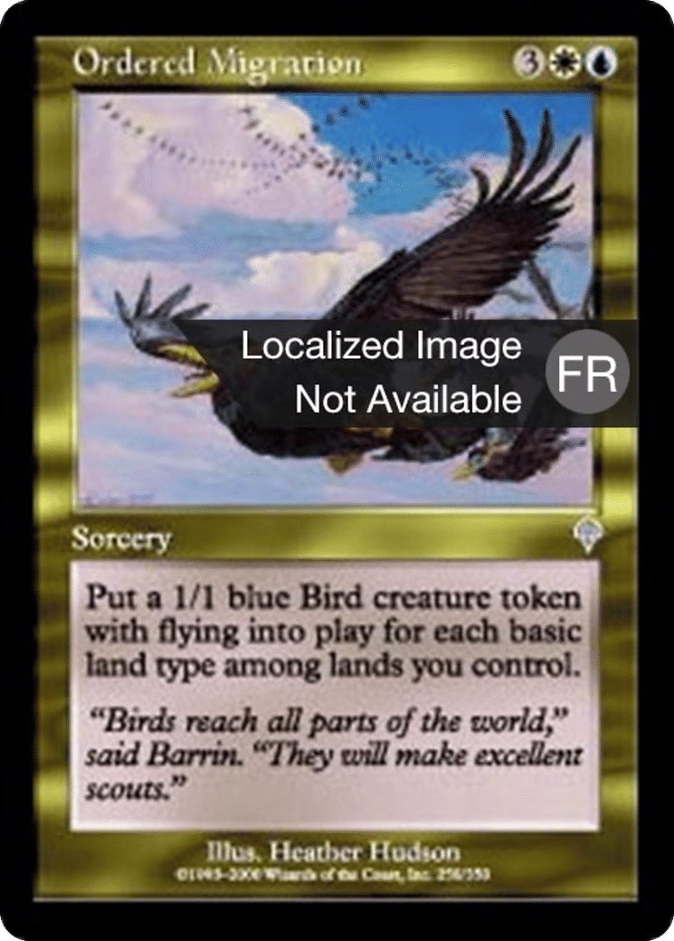 Migration programmée — Invasion — Magic: The Gathering