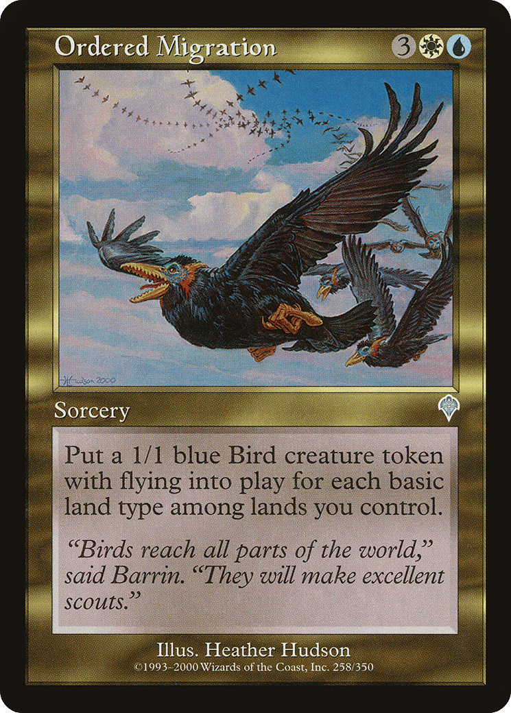 Ordered Migration — Invasion — Magic: The Gathering