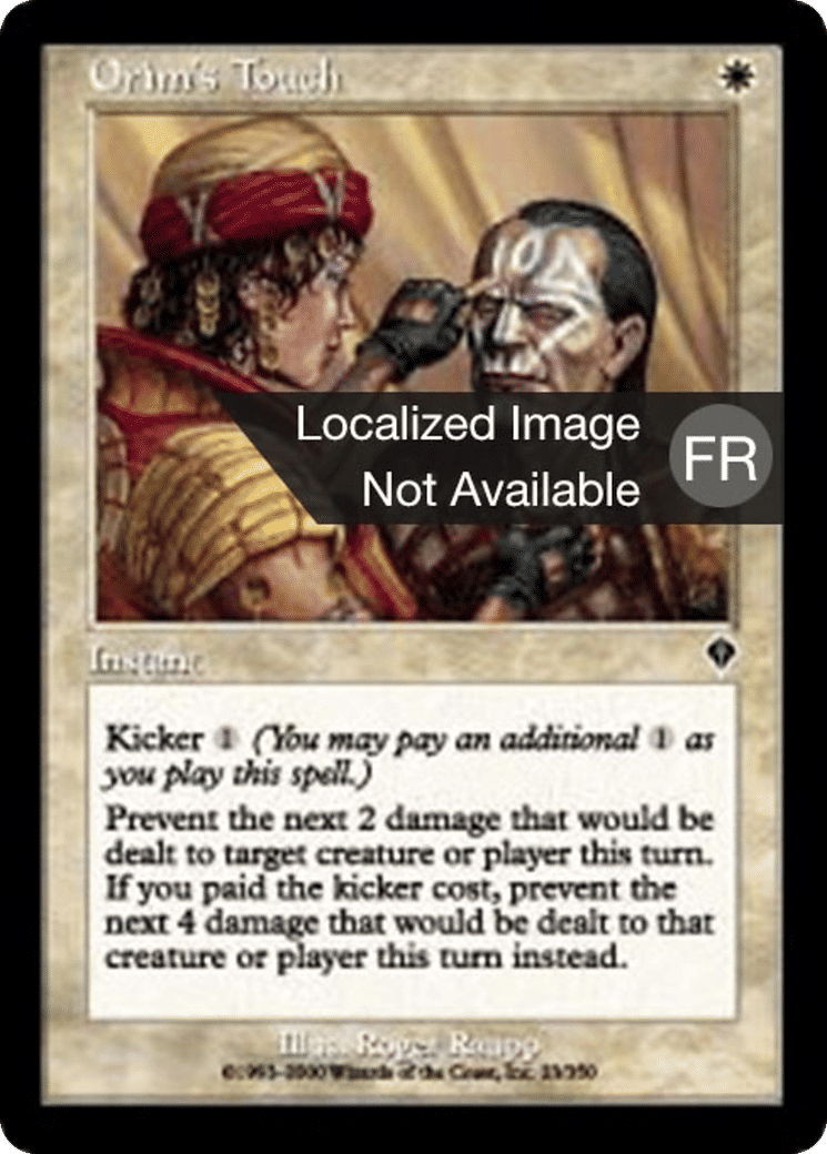 Toucher selon Orime — Invasion — Magic: The Gathering