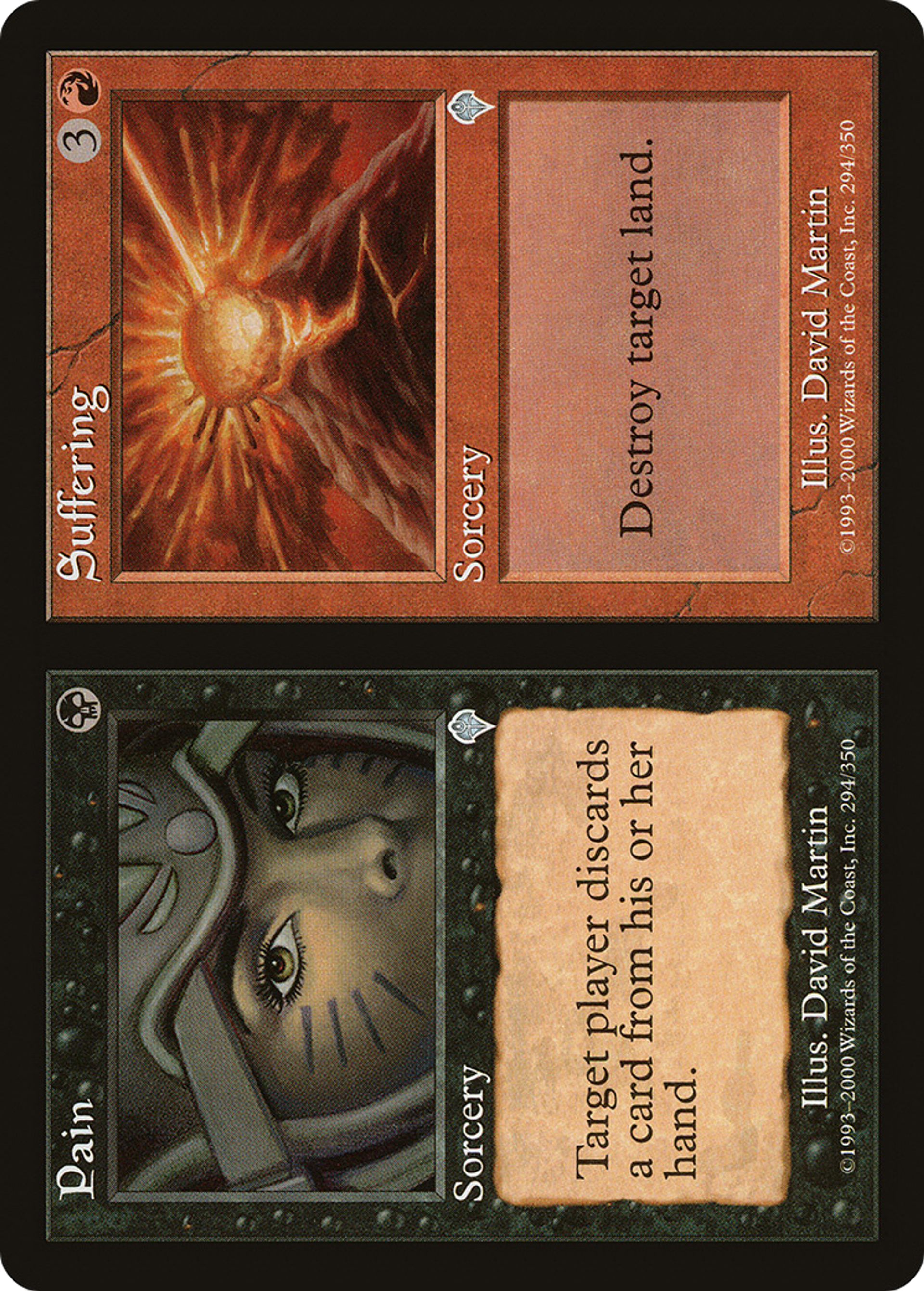 Pain // Suffering — Invasion — Magic: The Gathering