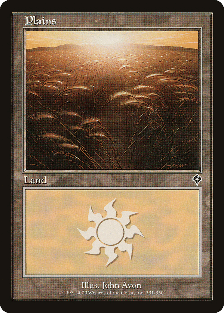 Plains — Invasion — Magic: The Gathering