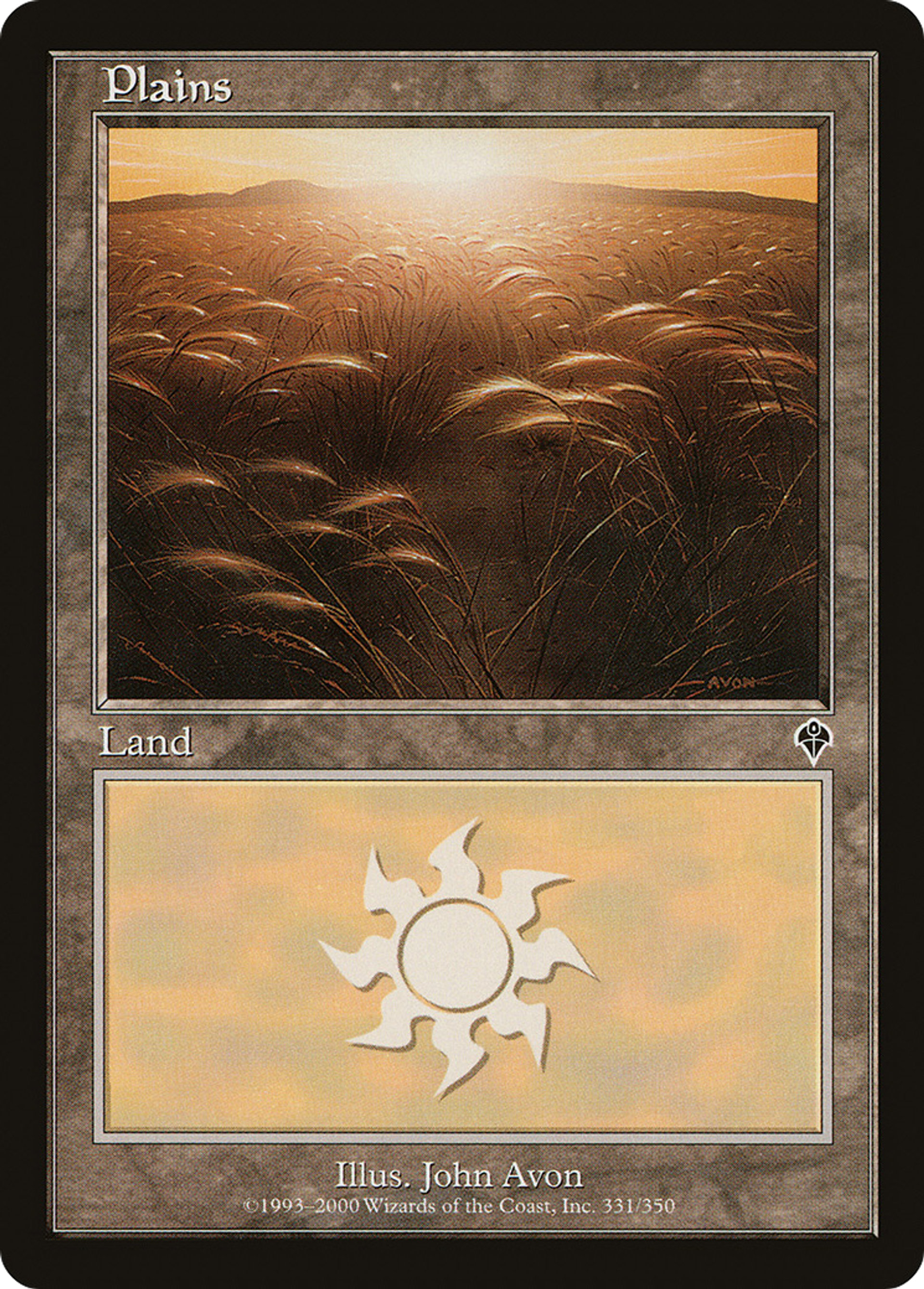 Plains — Invasion — Magic: The Gathering